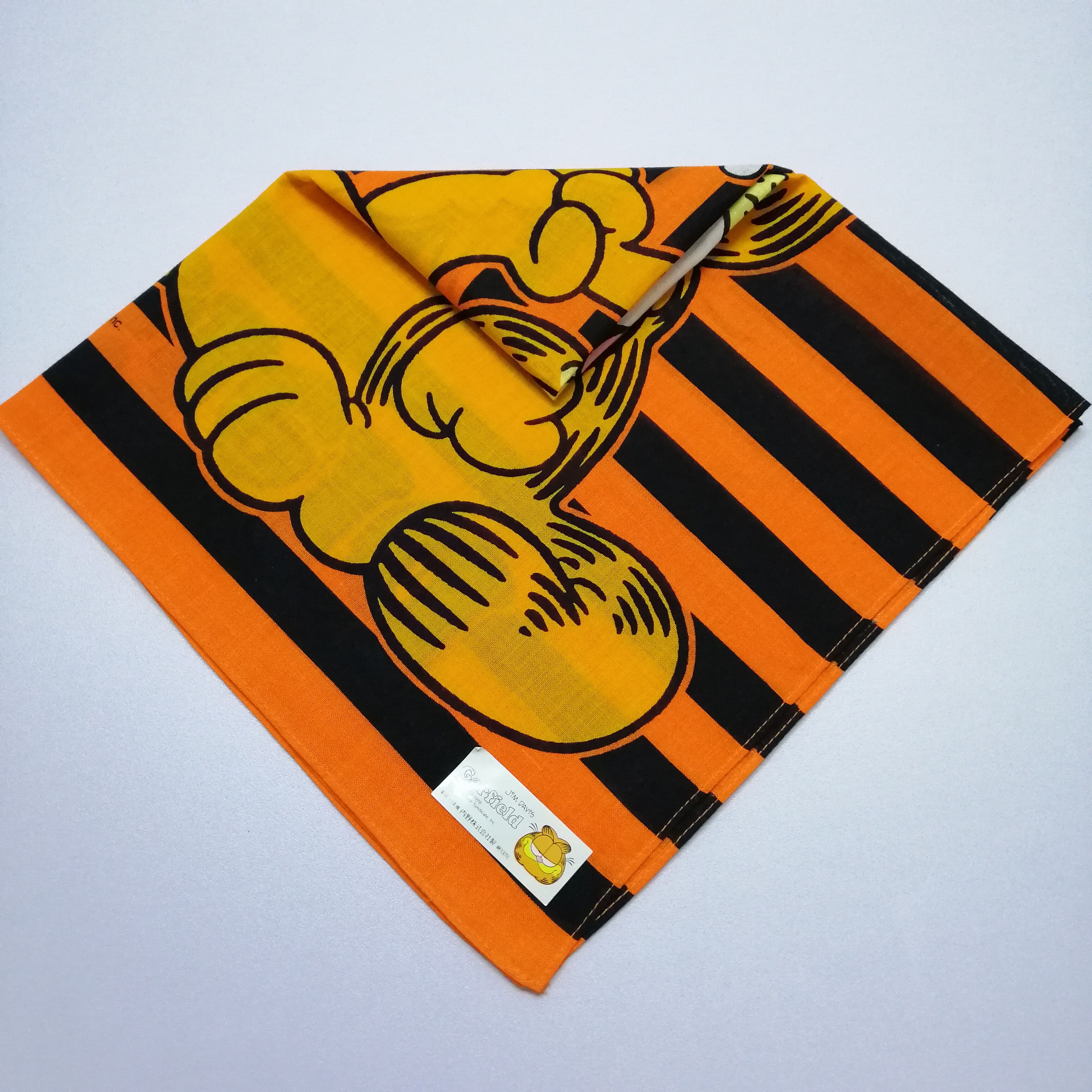 Vintage Vintage Garfield Handkerchief/Neckerchief/Bandana-KD1104 Size ONE SIZE - 10 Thumbnail