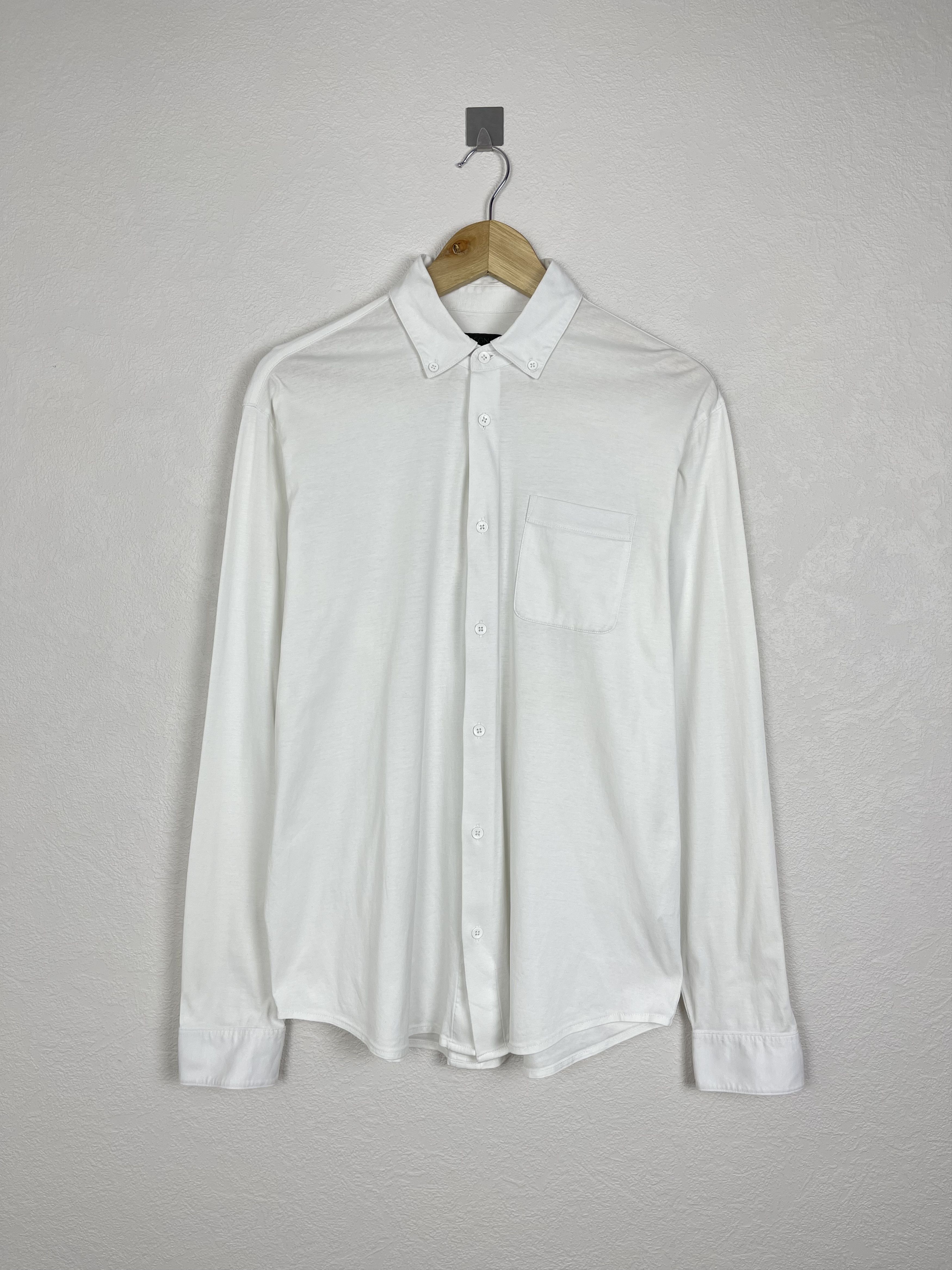 Vintage Mens Z ZEGNA Shirt Long Sleeve White Cotton Size M | Grailed