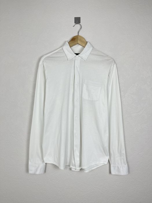 Vintage Mens Z ZEGNA Shirt Long Sleeve White Cotton Size M Grailed