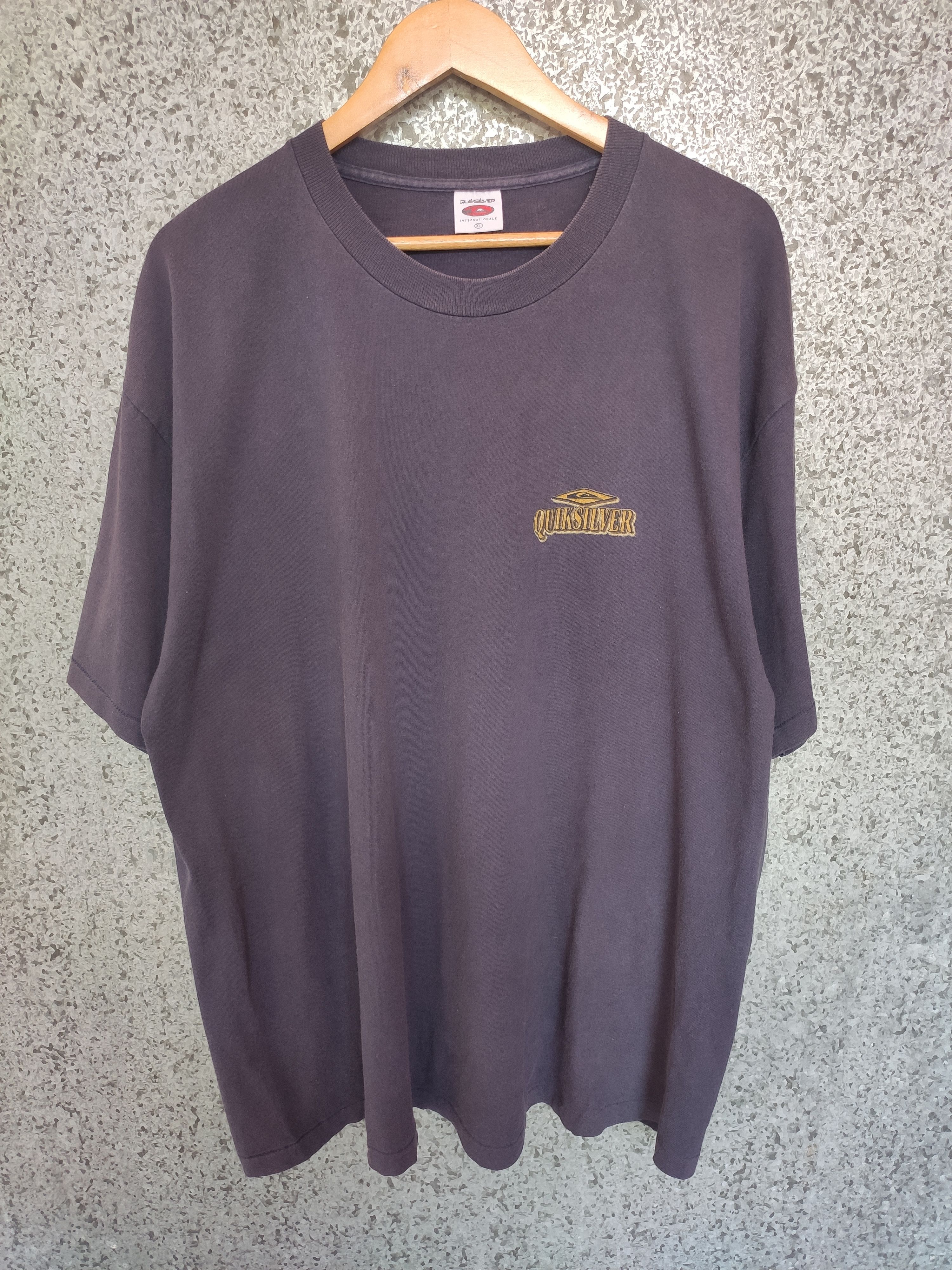 Quicksilver 🔥 Vintage 90s Vintage Quicksilver t shirt big logo surfing Size US XL / EU 56 / 4 - 4 Thumbnail