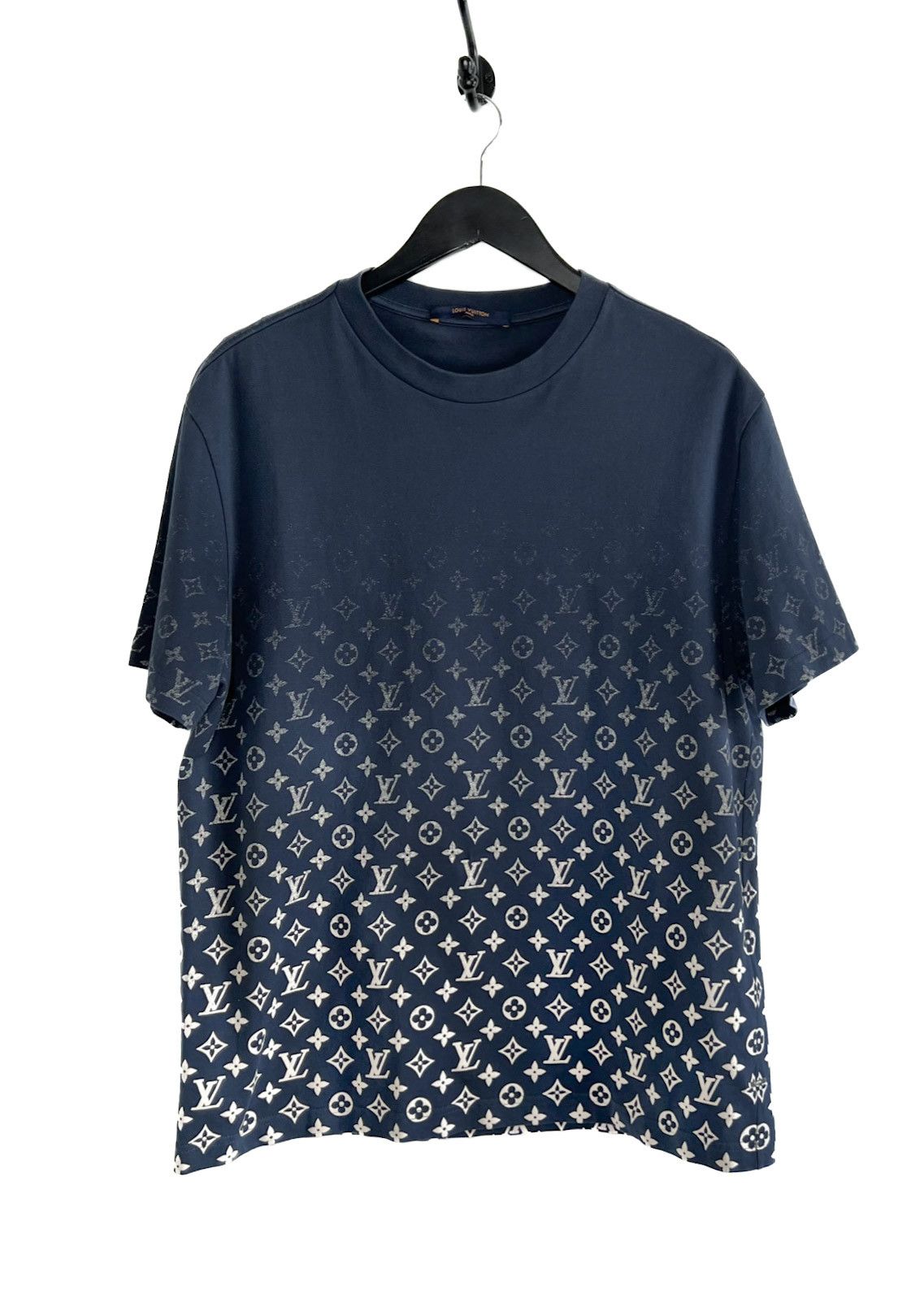 Louis Vuitton Blue Gradient Monogram Print Cotton Short Sleeve T-Shirt M -  ShopStyle