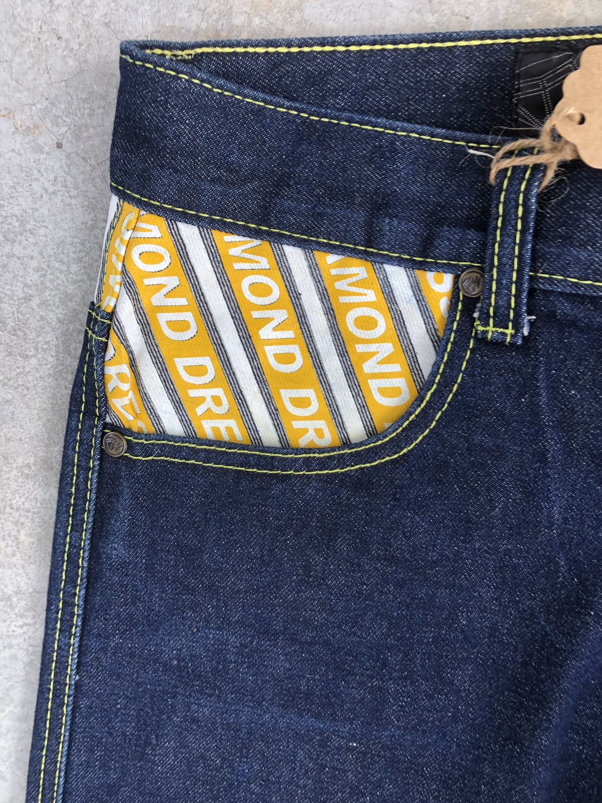 Japanese Brand Japanese Double D Spellout Embroidered Jeans Size US 35 - 13 Thumbnail