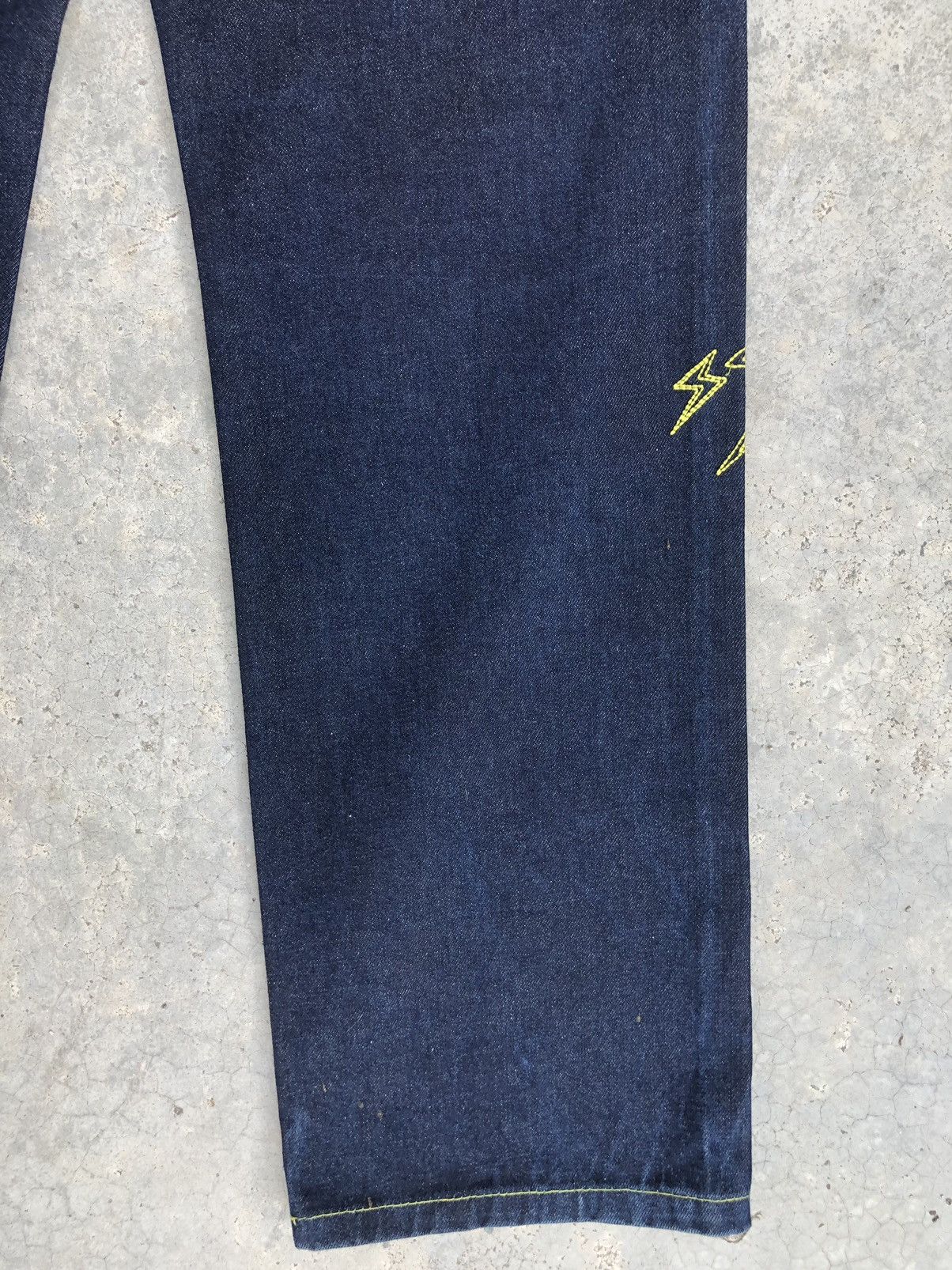 Japanese Brand Japanese Double D Spellout Embroidered Jeans Size US 35 - 12 Thumbnail