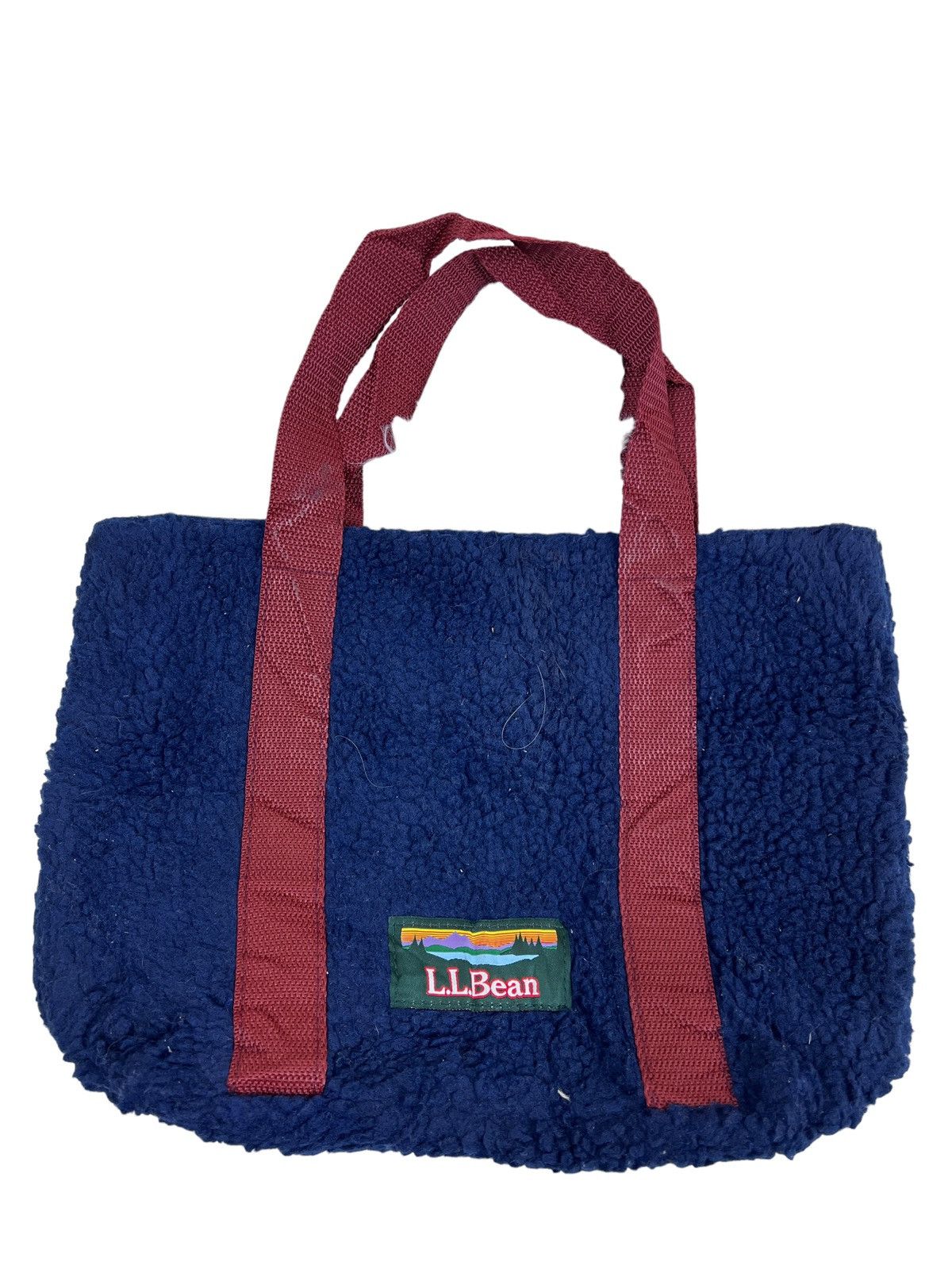 L.L. Bean × Vintage Vintage L.L Bean Fleece Totebag Size ONE SIZE - 1 Thumbnail