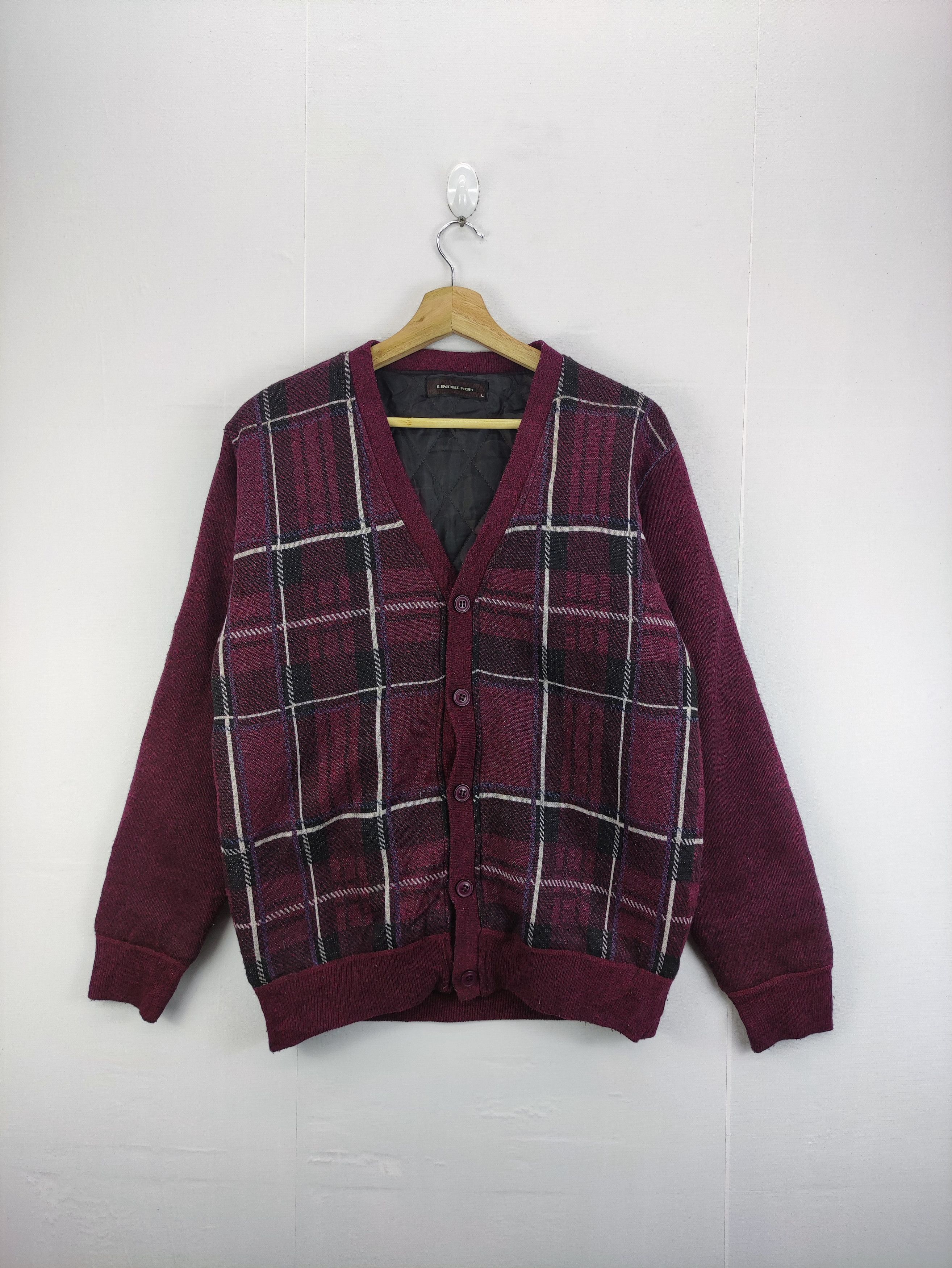 Lindbergh Vintage 80s Lindbergh Cardigan Jacket Size US M / EU 48-50 / 2 - 1 Thumbnail