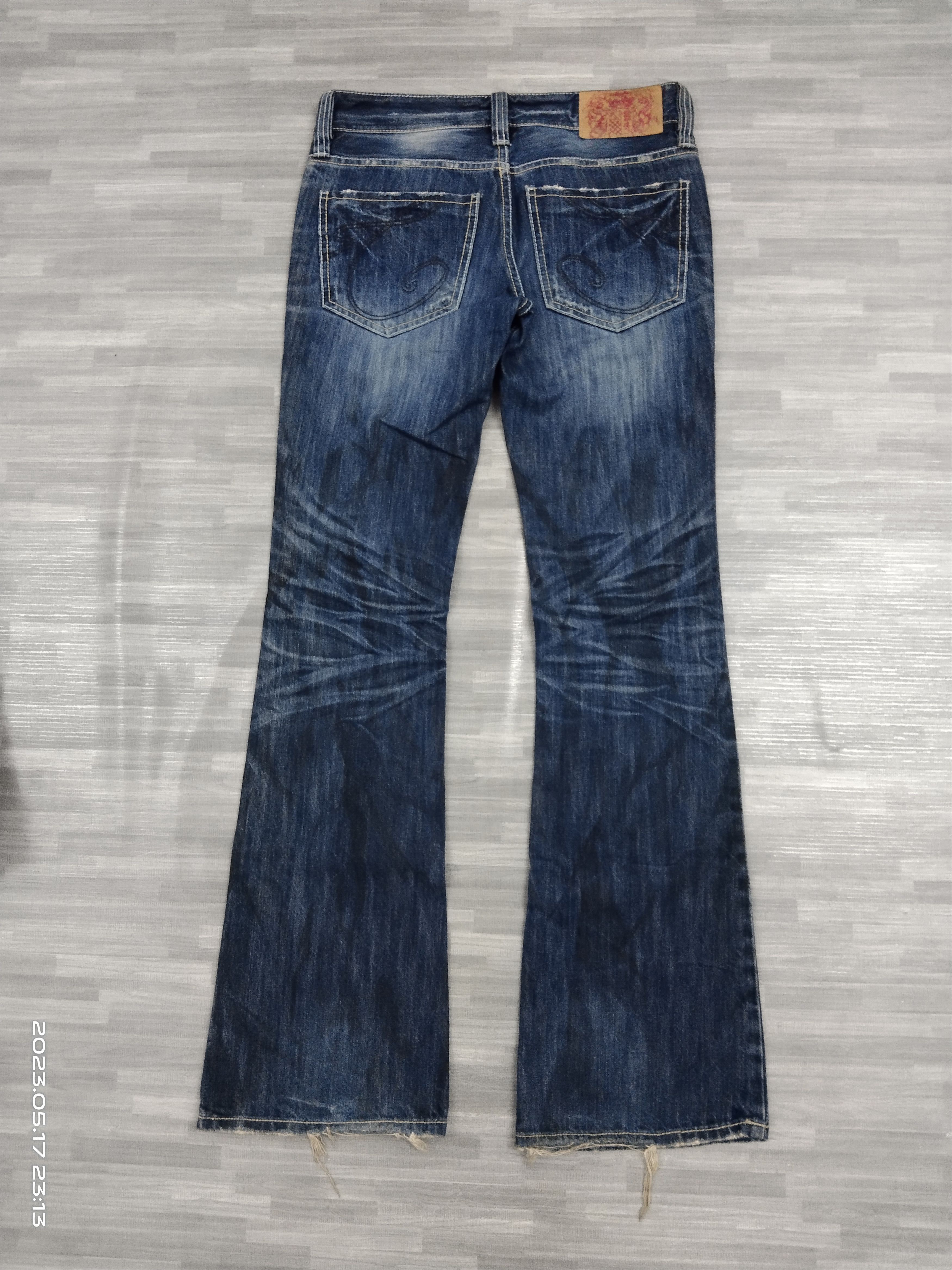 If Six Was Nine FLARE SICK CASVA DENIM PANTS Size US 28 / EU 44 - 3 Thumbnail