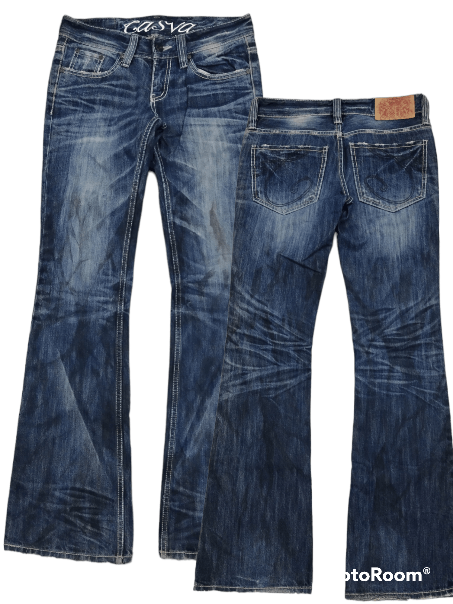 If Six Was Nine FLARE SICK CASVA DENIM PANTS Size US 28 / EU 44 - 1 Thumbnail
