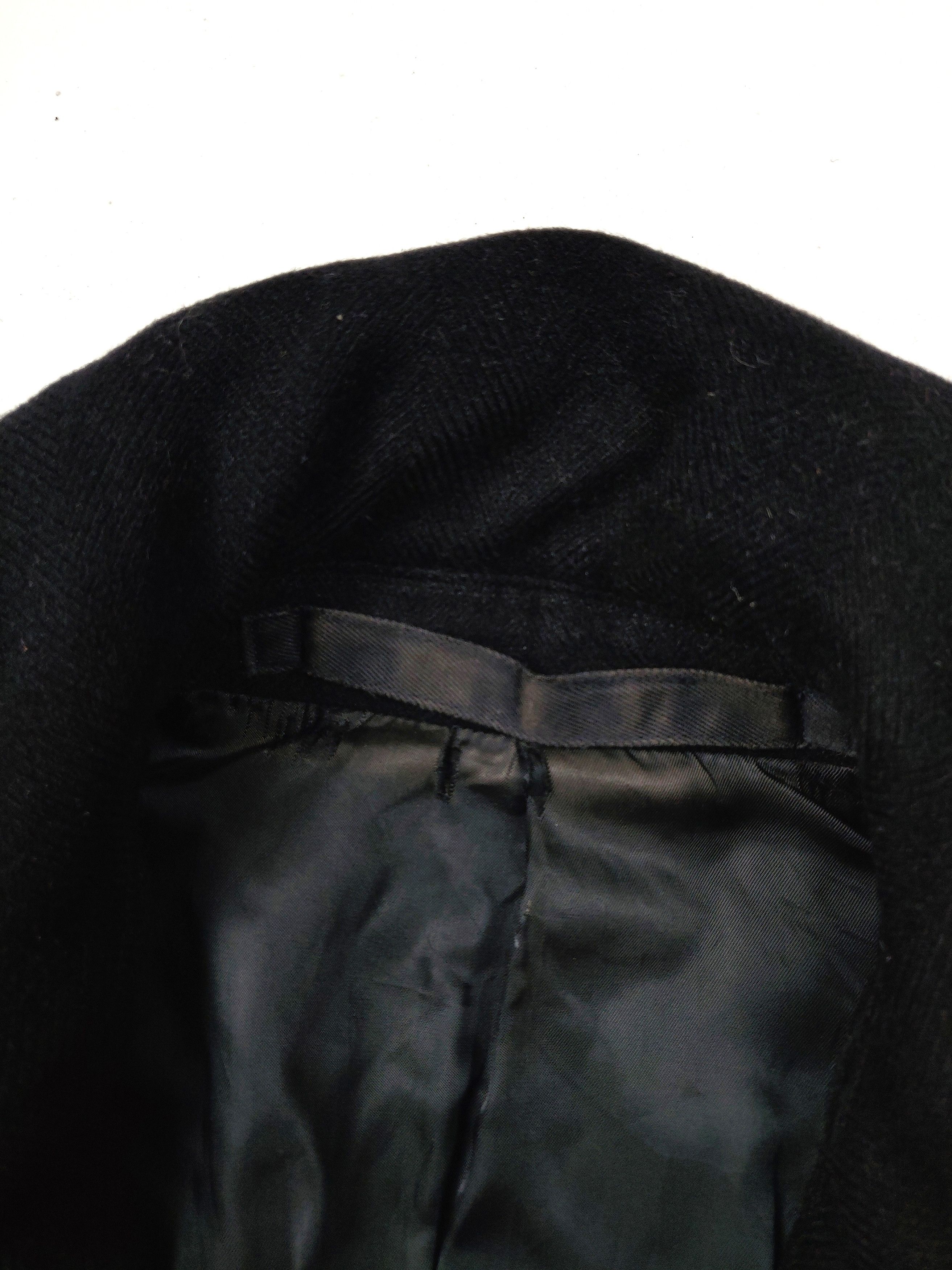 CABANE de ZUCCa Cabane De Zucca Black Hooded Wool Double Breasted Button Size US M / EU 48-50 / 2 - 8 Thumbnail