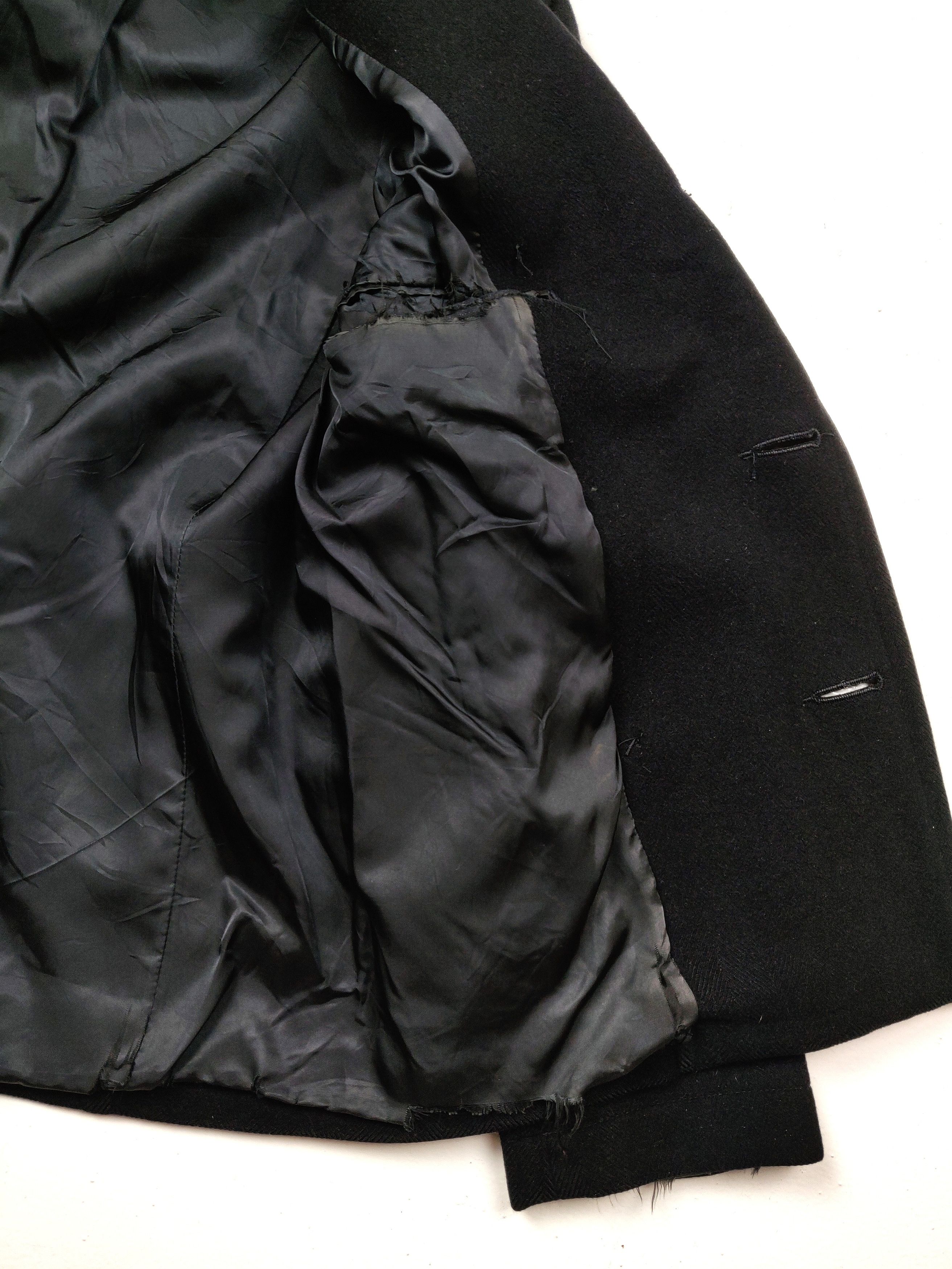 CABANE de ZUCCa Cabane De Zucca Black Hooded Wool Double Breasted Button Size US M / EU 48-50 / 2 - 10 Thumbnail