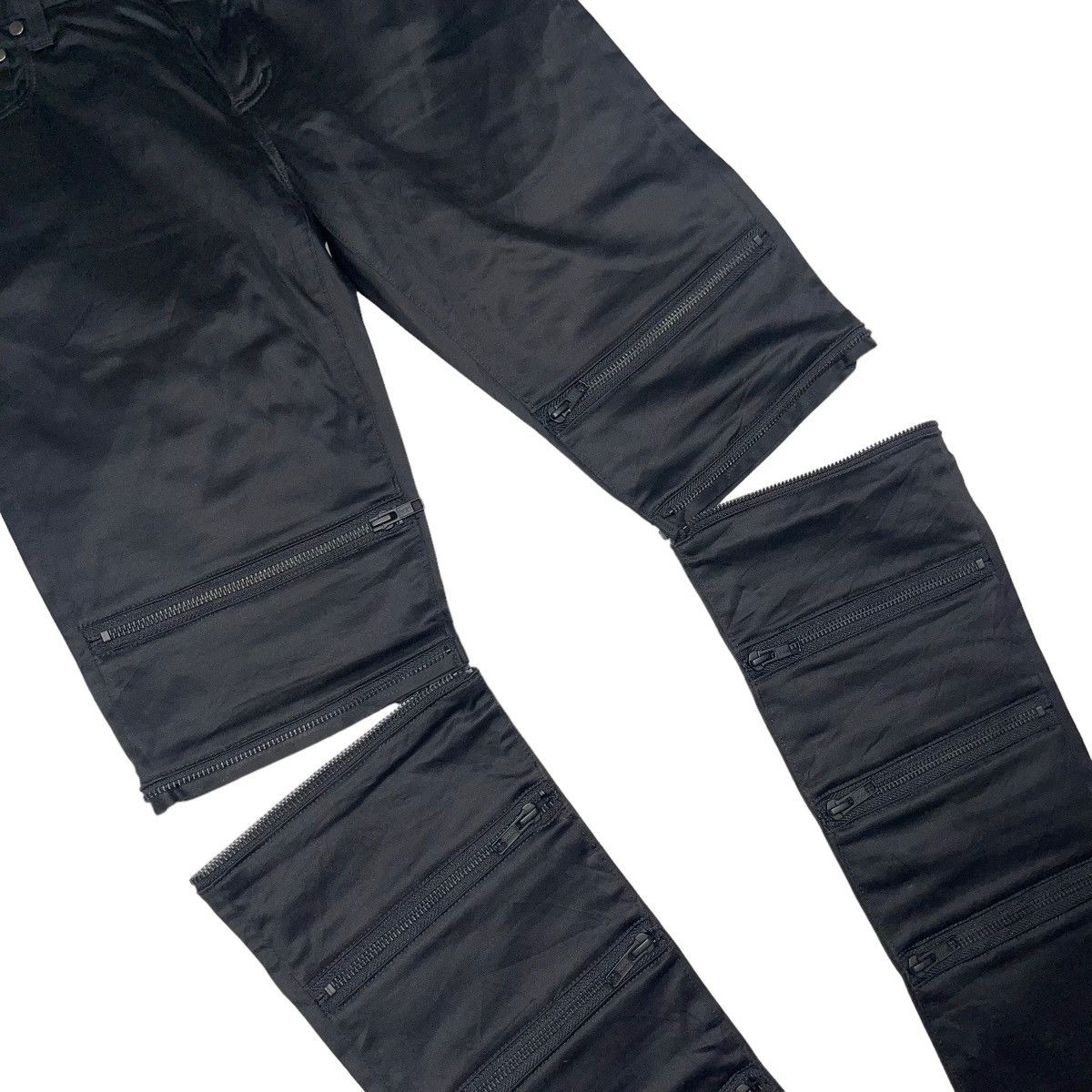 If Six Was Nine × Japanese Brand × Tornado Mart Avan Tranci Zipper Punk Rock Skinny Pants Size US 29 - 9 Thumbnail