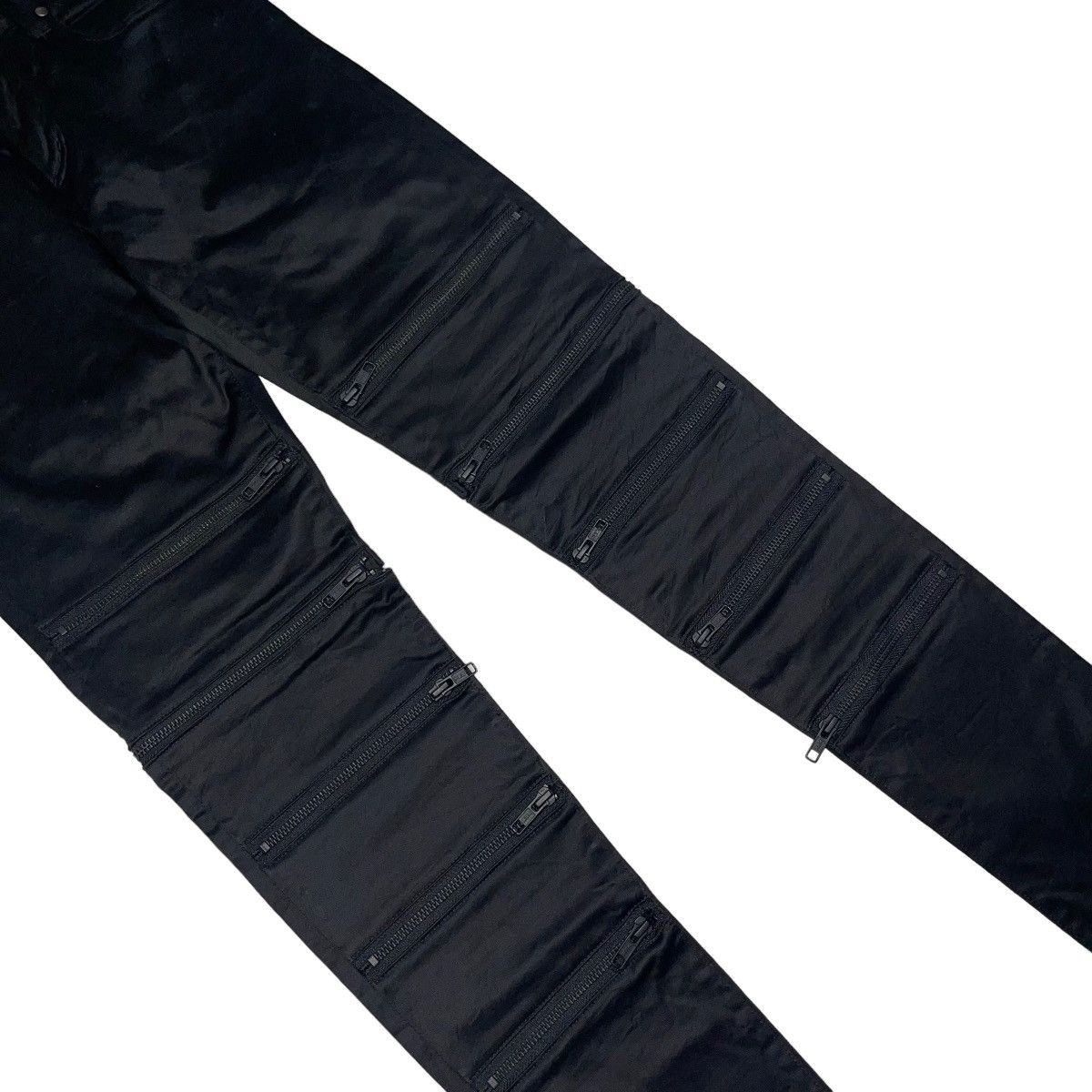 If Six Was Nine × Japanese Brand × Tornado Mart Avan Tranci Zipper Punk Rock Skinny Pants Size US 29 - 8 Thumbnail