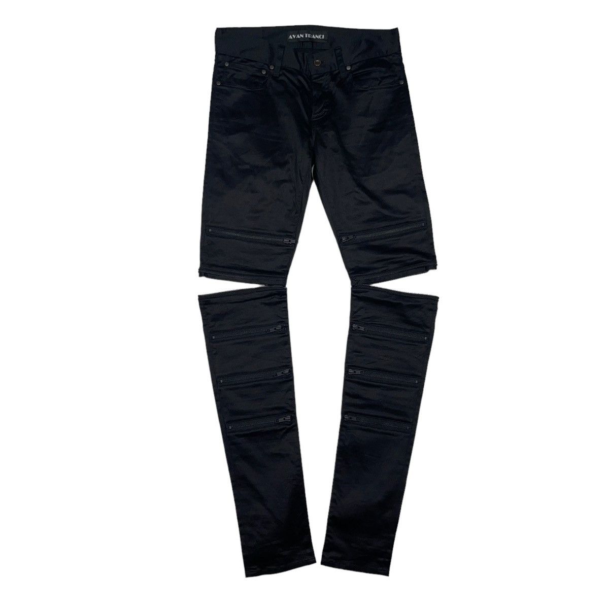 If Six Was Nine × Japanese Brand × Tornado Mart Avan Tranci Zipper Punk Rock Skinny Pants Size US 29 - 1 Thumbnail