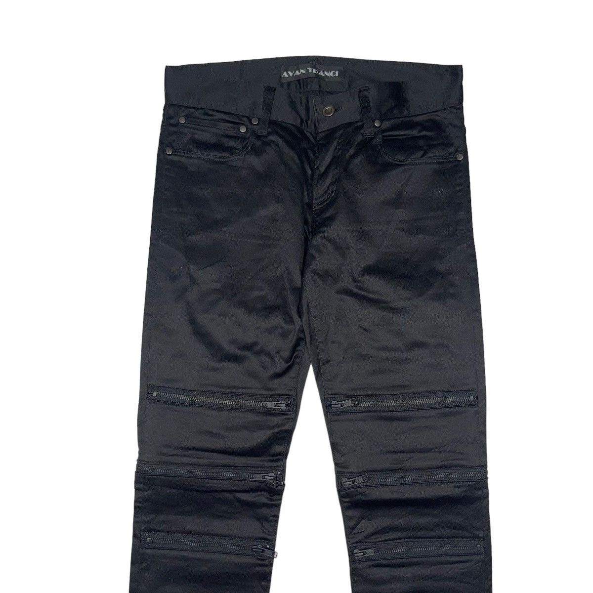 If Six Was Nine × Japanese Brand × Tornado Mart Avan Tranci Zipper Punk Rock Skinny Pants Size US 29 - 7 Thumbnail