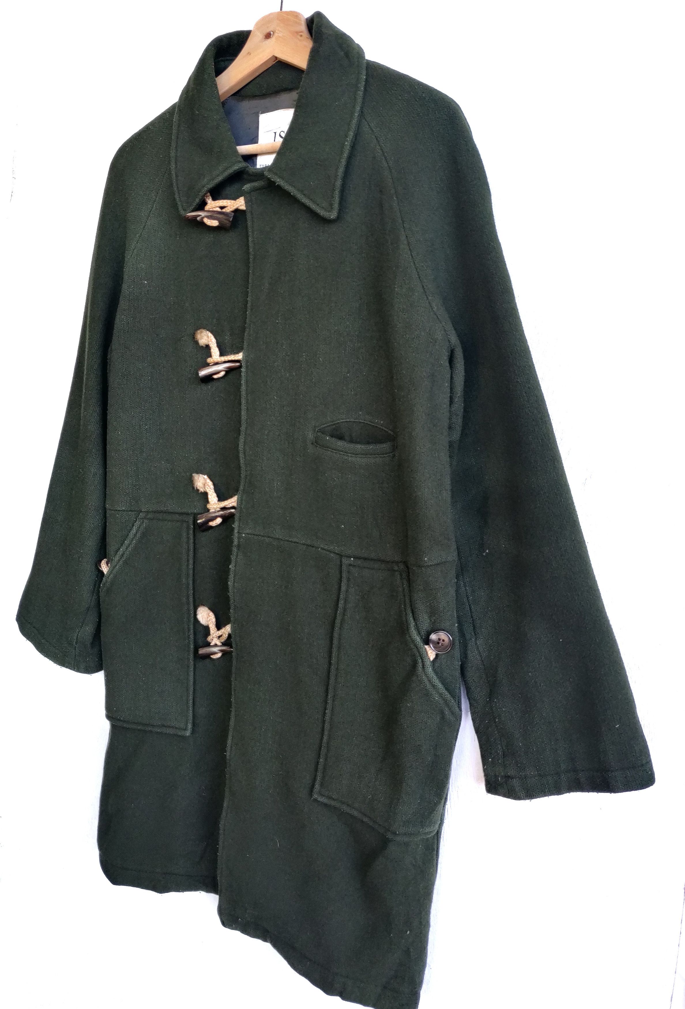 Issey Miyake SUNAO KUWAHARA Trench Coat Jacket Designer by ISSEY MIYAKE Size US M / EU 48-50 / 2 - 2 Thumbnail
