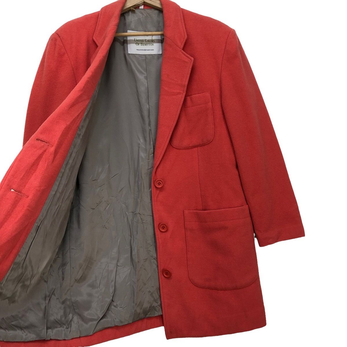 United Colors Of Benetton United Colours Beneton Single Breasted Medium Jacket Size M / US 6-8 / IT 42-44 - 3 Thumbnail