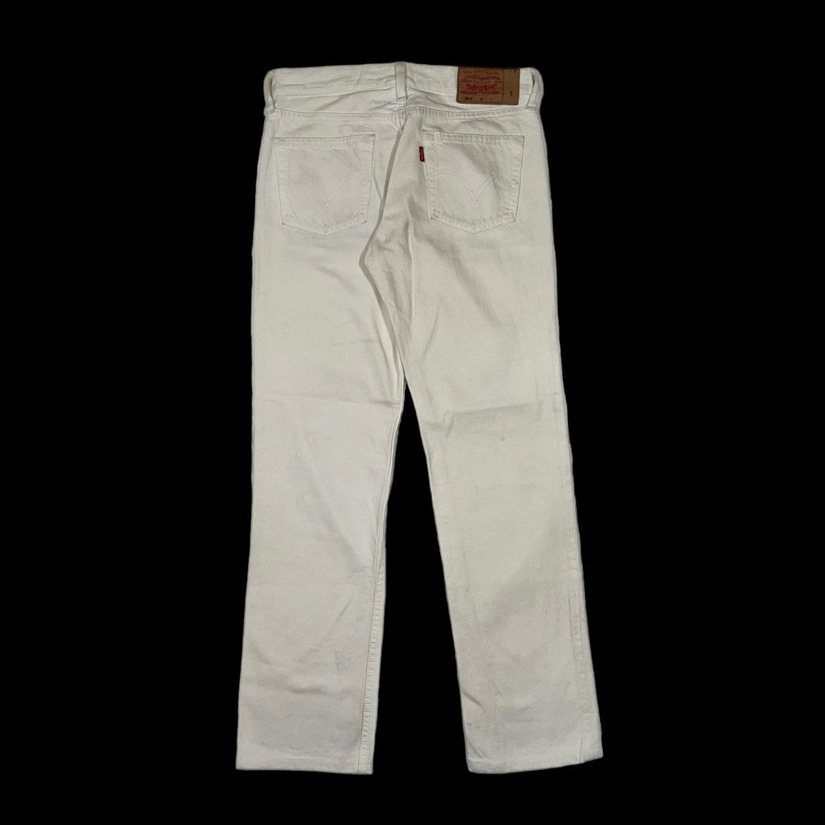 Levi's × Levi's Vintage Clothing × Vintage Vintage 90s Levi's 501 White Denim Jeans Size US 29 - 1 Thumbnail