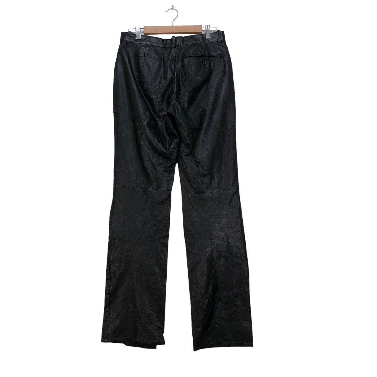 Genuine Leather 🔥Vintage Paul Smith Cowhide Leather Pants Size US 30 / EU 46 - 2 Thumbnail