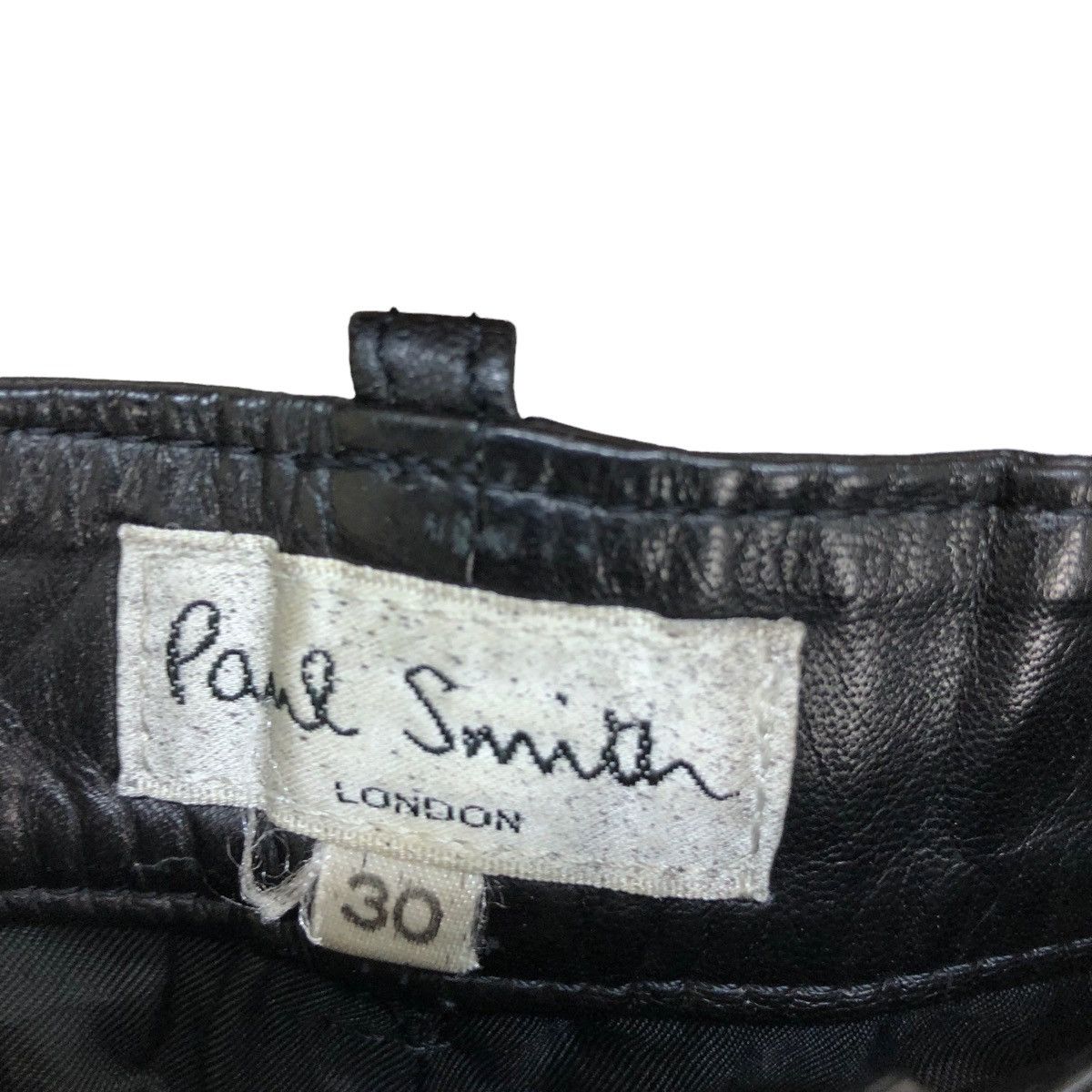 パンツ PAUL SMITH / cow leather pants Unused】Paul Smith Leather Pants / ✦Lined for easy wear
