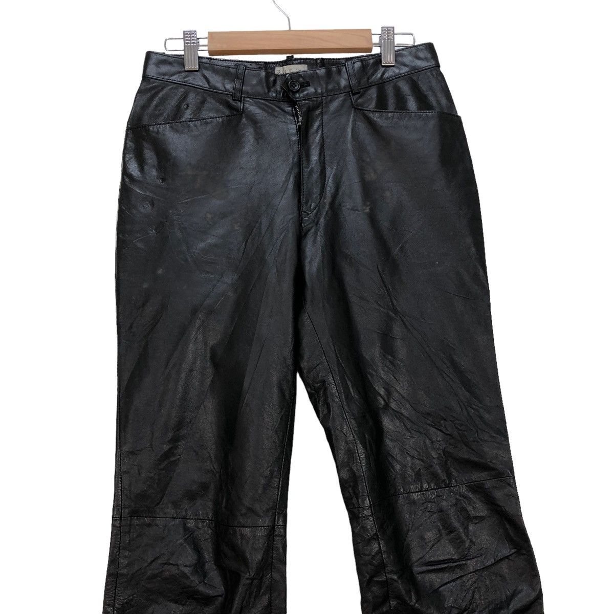 パンツ PAUL SMITH / cow leather pants Vintage Paul Smith Cowhide Leather Pants
