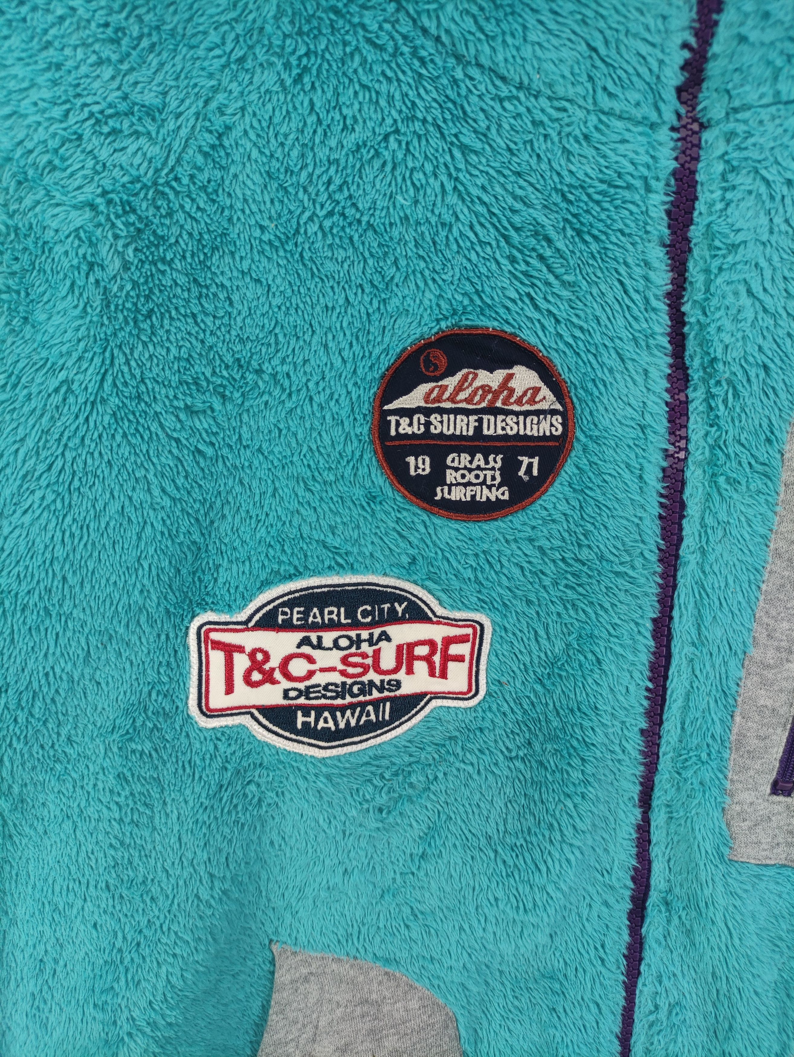 Vintage Vintage T&C Surf Sweater Fleece Hoodie Zipper Size US L / EU 52-54 / 3 - 2 Thumbnail