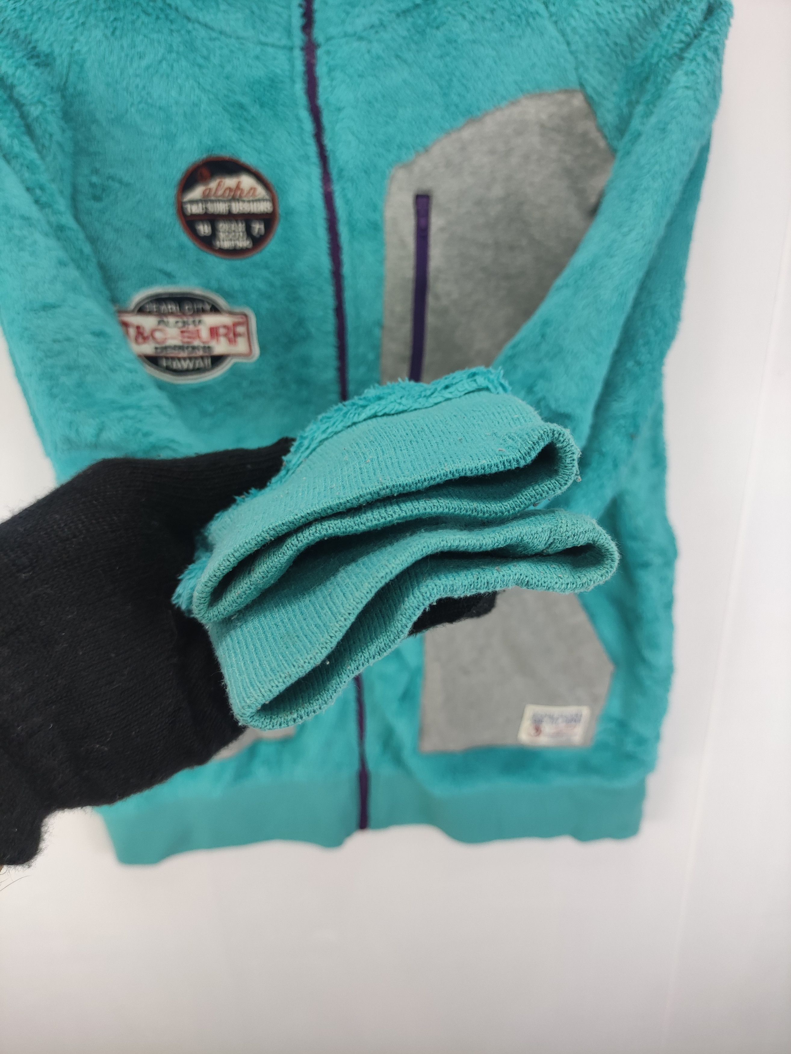 Vintage Vintage T&C Surf Sweater Fleece Hoodie Zipper Size US L / EU 52-54 / 3 - 4 Thumbnail