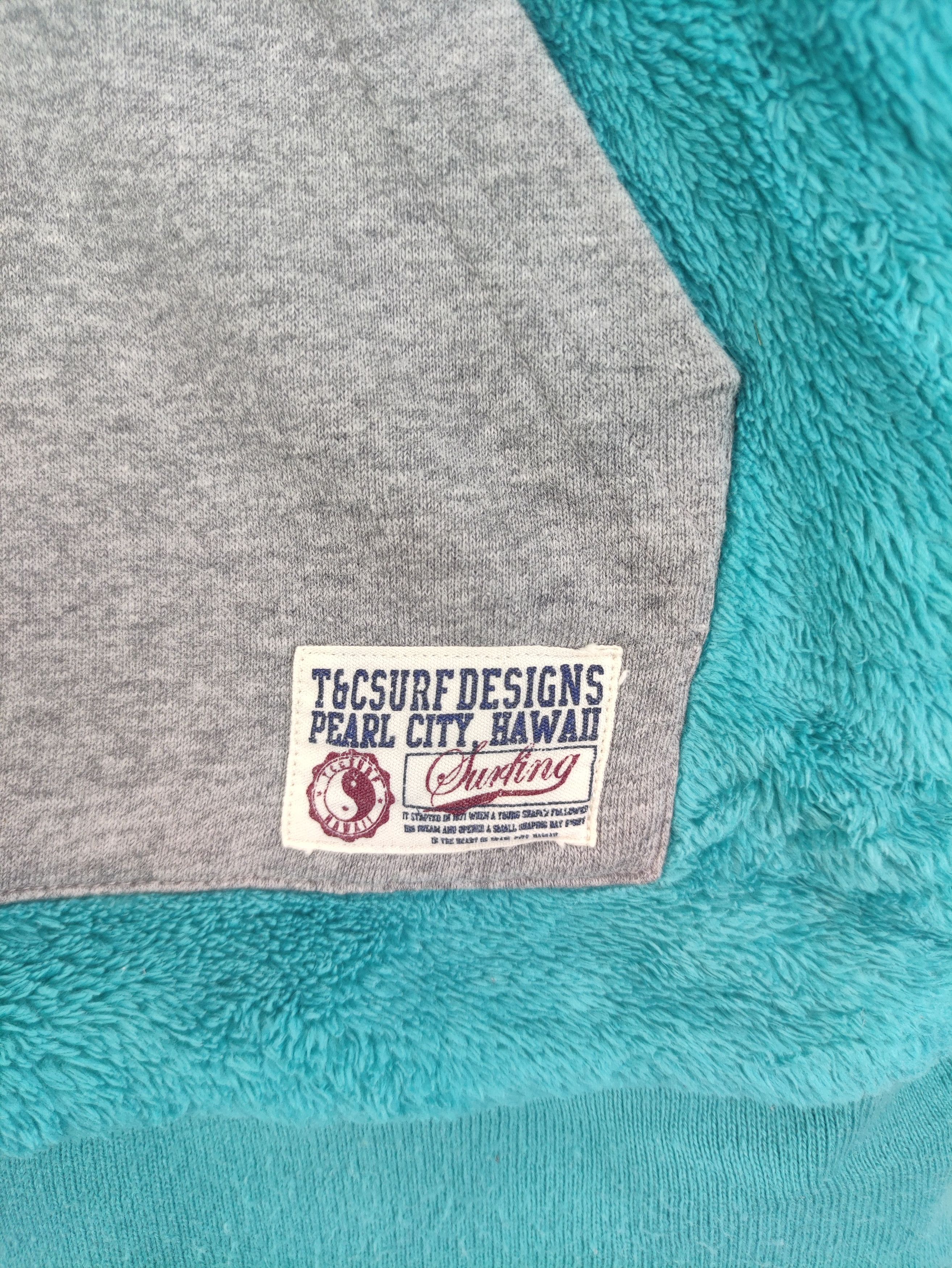 Vintage Vintage T&C Surf Sweater Fleece Hoodie Zipper Size US L / EU 52-54 / 3 - 3 Thumbnail