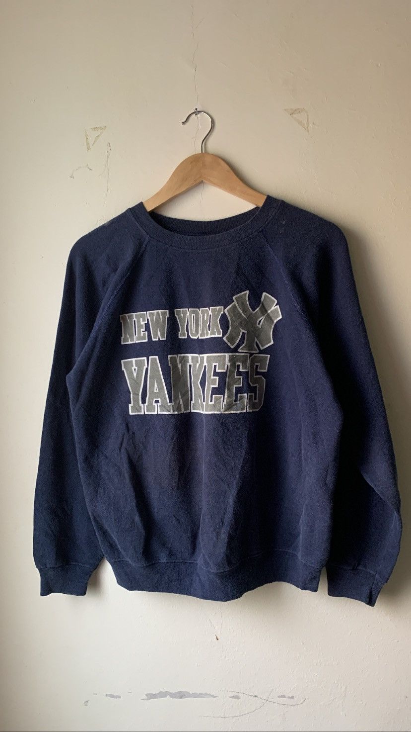 1980s Wilson NY Yankees Henley - S — Thrift Row