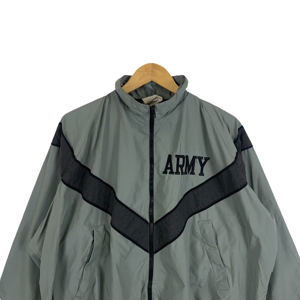 Vintage ARMY Physical Fitness Zipper Windbreaker Light Jacket Size US XXL / EU 58 / 5 - 5 Thumbnail