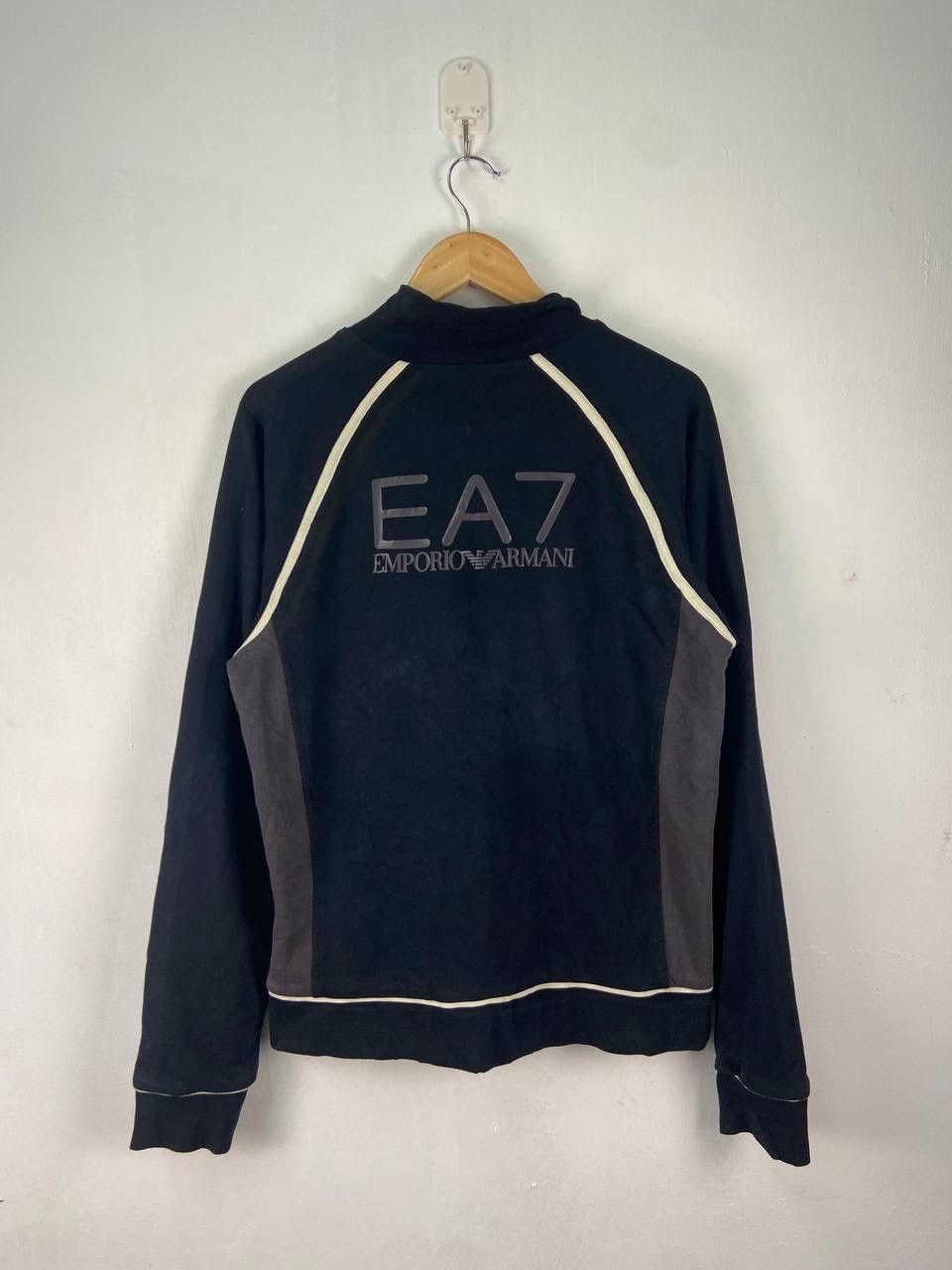 Emporio Armani Vintage Emporio Armani Tracktop Sweatshirt Zipper Sweater Size US M / EU 48-50 / 2 - 1 Thumbnail