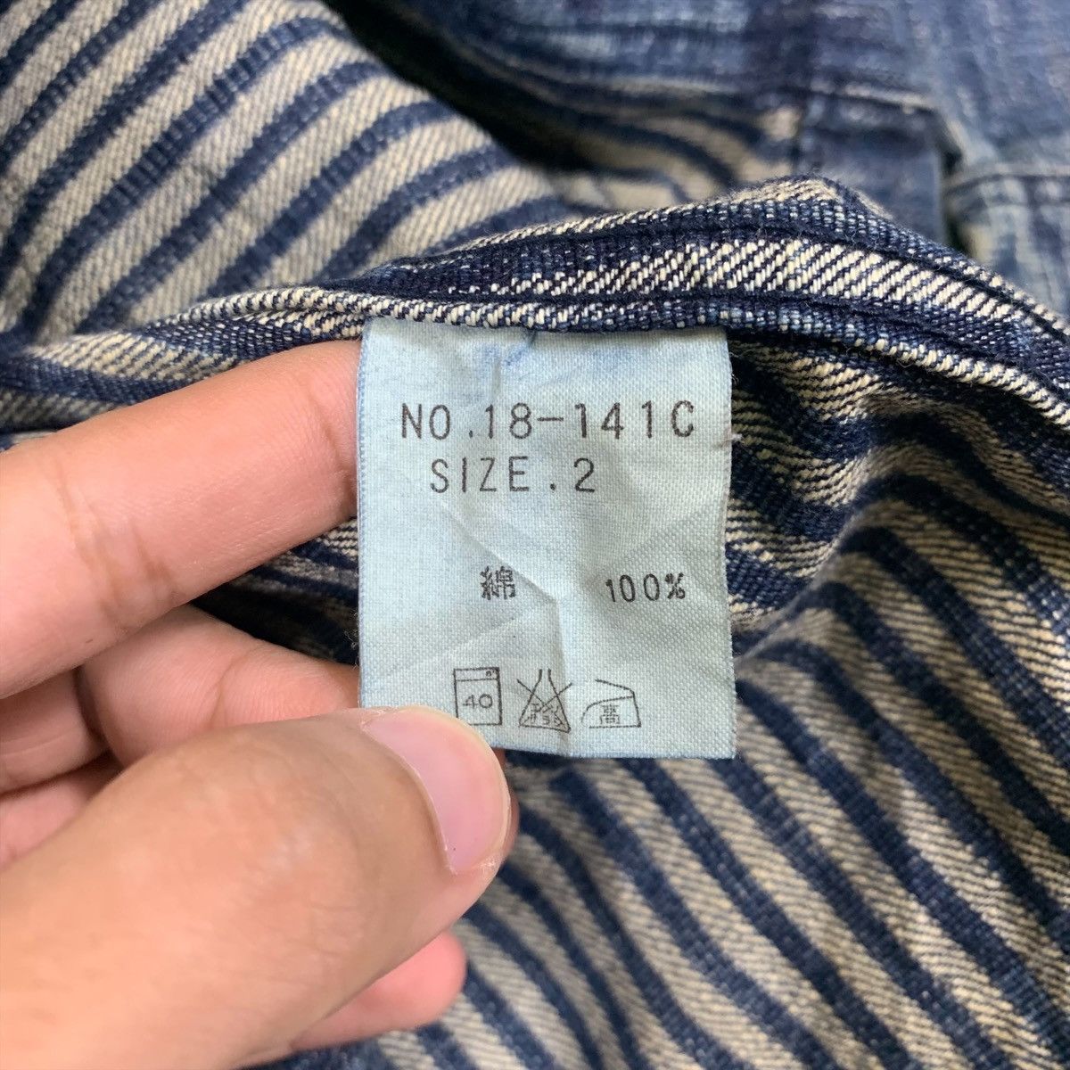 Indigo × Japanese Brand × Vintage DOMENGO Japanese Brand Casualwear Denim Jeans Coat Jacket Size S / US 4 / IT 40 - 7 Thumbnail