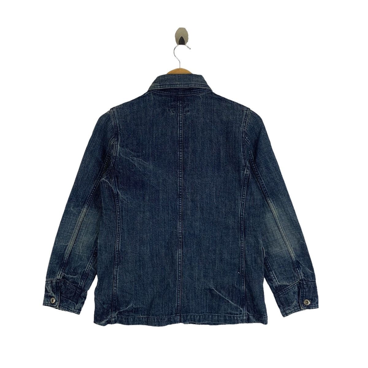 Indigo × Japanese Brand × Vintage DOMENGO Japanese Brand Casualwear Denim Jeans Coat Jacket Size S / US 4 / IT 40 - 2 Thumbnail
