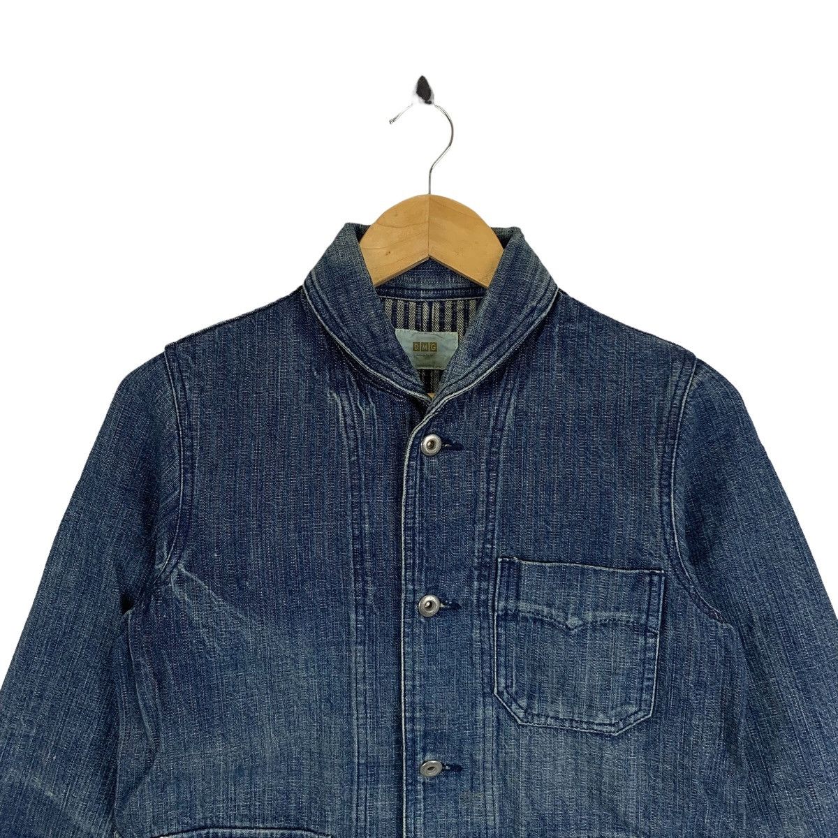 Indigo × Japanese Brand × Vintage DOMENGO Japanese Brand Casualwear Denim Jeans Coat Jacket Size S / US 4 / IT 40 - 5 Thumbnail
