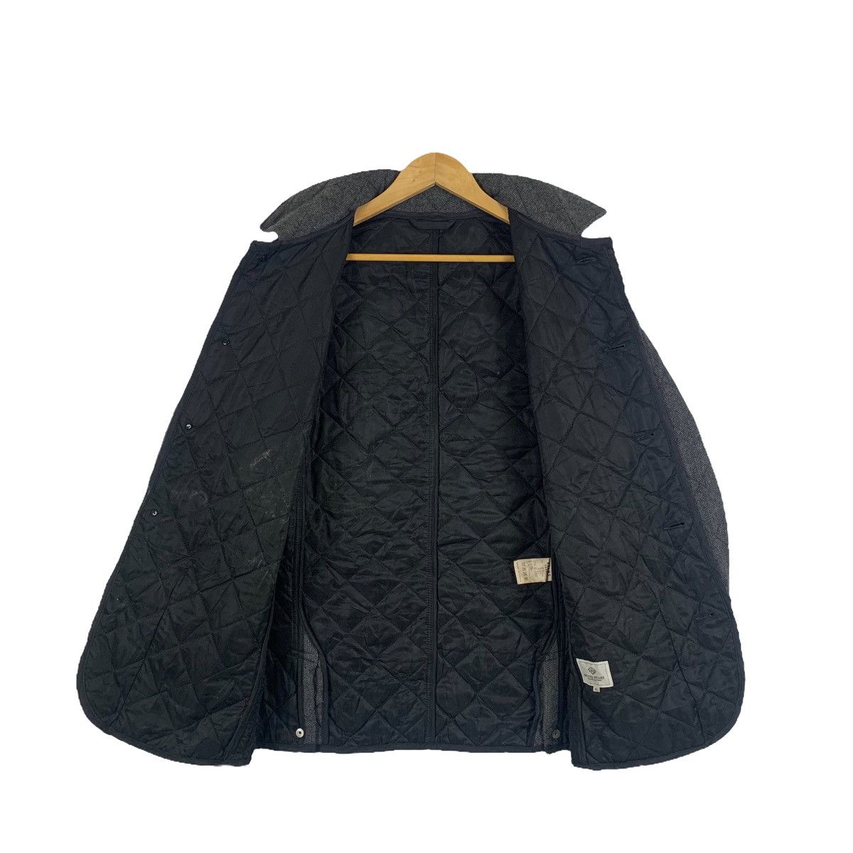 Beams Plus × Japanese Brand × Vintage BEAMS HEART Japanese Brand Fully Button Wool Quilted Jacket Size US XL / EU 56 / 4 - 3 Thumbnail