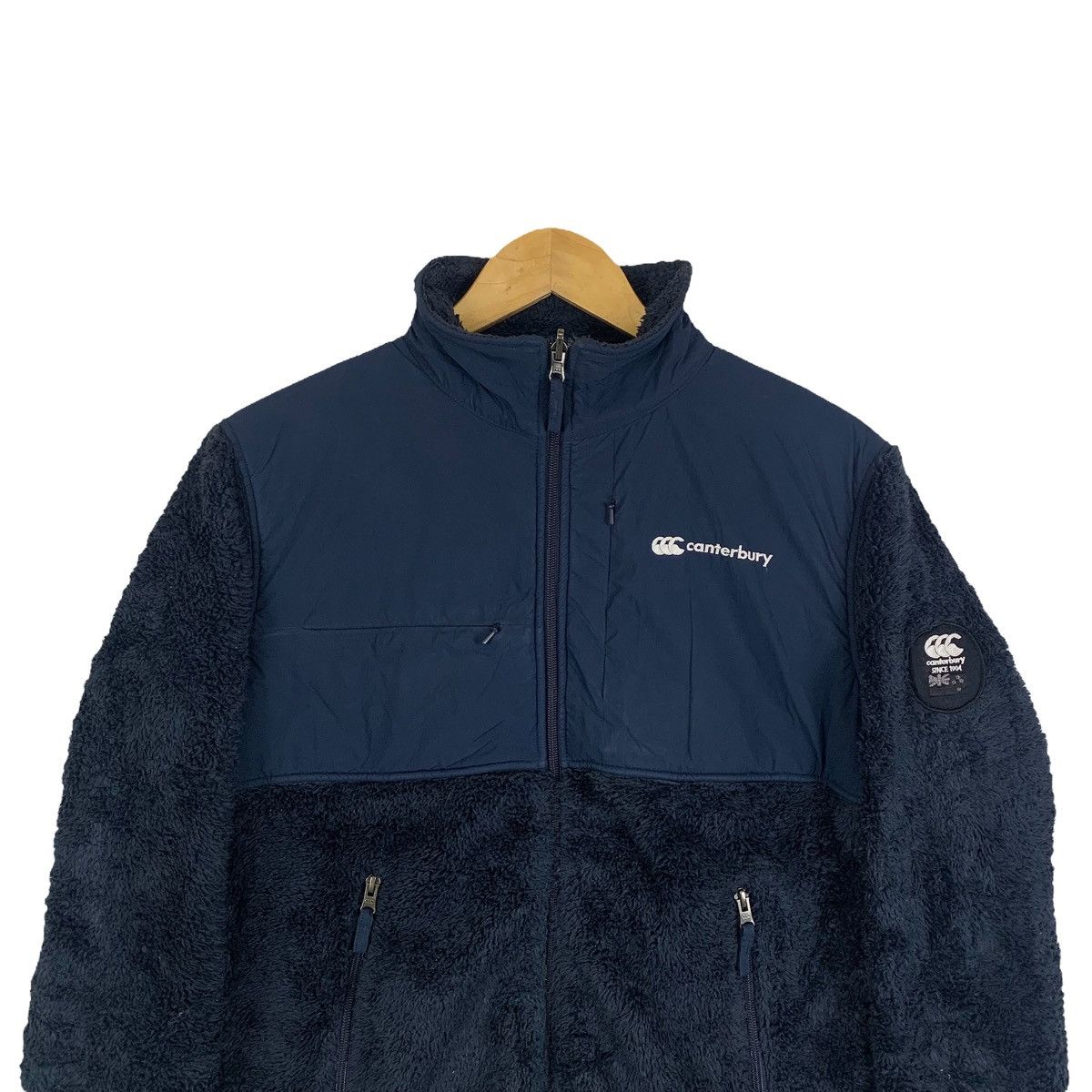 Canterbury of New Zealand × Vintage Canterbury Of New Zealand Rugby Fleece Sweaters Jacket Size US M / EU 48-50 / 2 - 5 Thumbnail