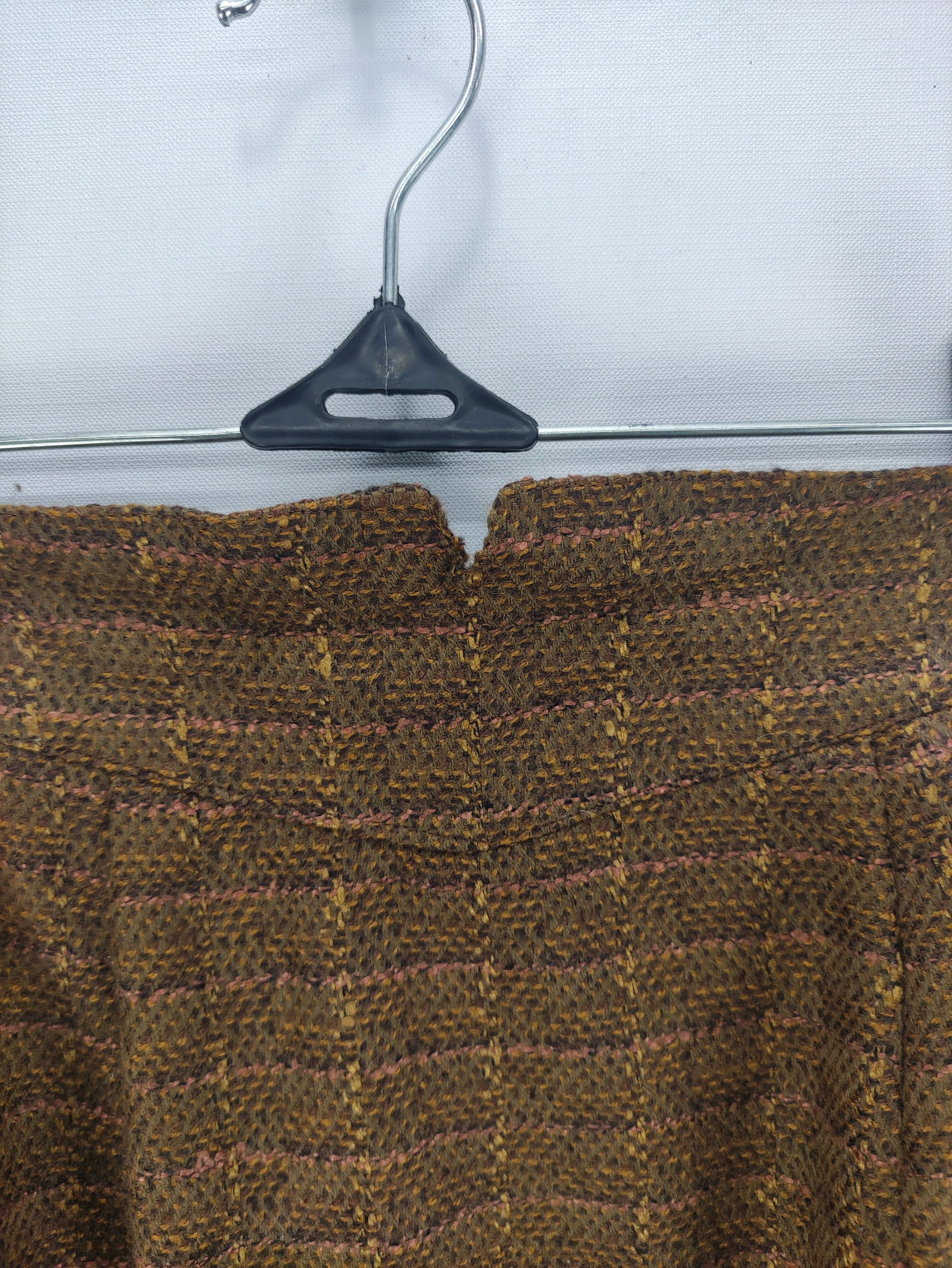 Designer × Vintage Vintage Christian Ada Wool Midi Skirt Size 26" / US 2 / IT 38 - 2 Thumbnail