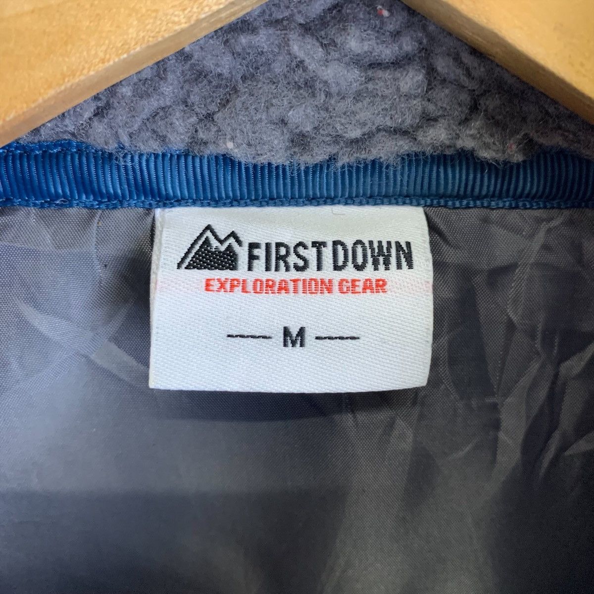 Vintage FIRST DOWN Outdoor Sport Deep Pile Fleece Zipper Sweater Size US M / EU 48-50 / 2 - 6 Thumbnail