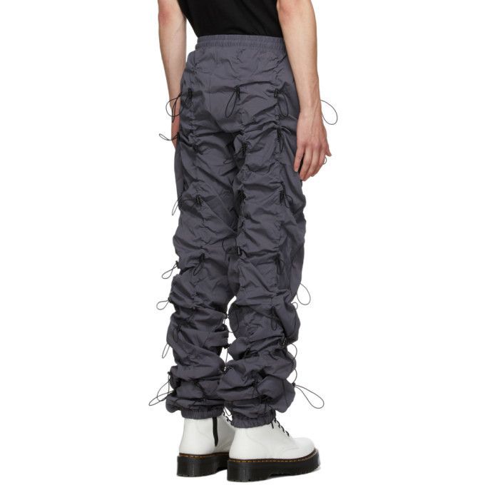 99%IS- GOBCHANG DRAWSTRINGS TOGGLED SHELL TROUSERS grey bungee Size US 30 / EU 46 - 9 Thumbnail
