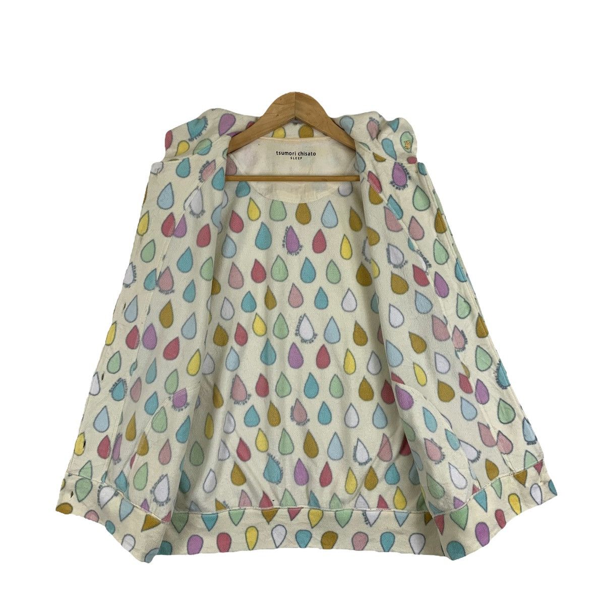Tsumori Chisato Issey Miyake Japanese Brand Polkadot Design Fleece Shirts Size M / US 6-8 / IT 42-44 - 3 Thumbnail