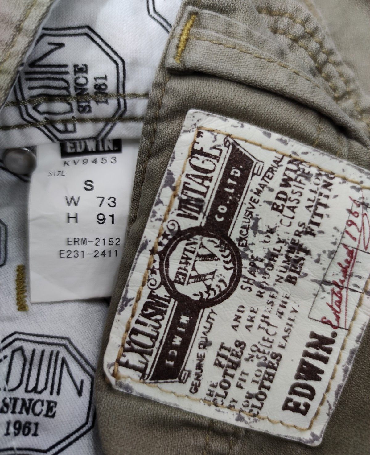 Edwin DOPE! EDWIN Exclusive Vintage Military Cargo Short Pants Size US 30 / EU 46 - 7 Thumbnail