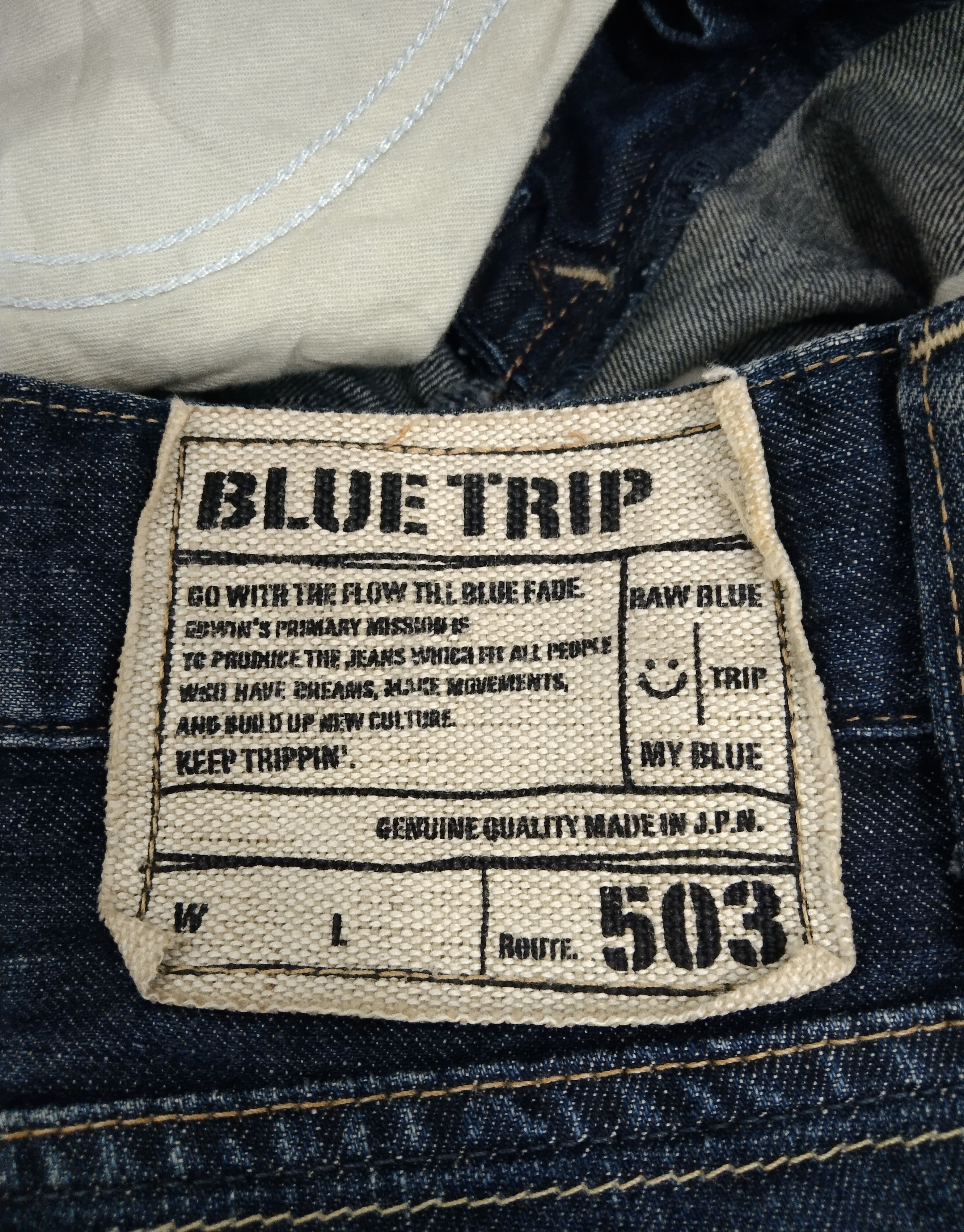 Edwin FLARE🔥SUPER SICK RIPED EDWIN DENIM PANTS Size US 32 / EU 48 - 9 Thumbnail