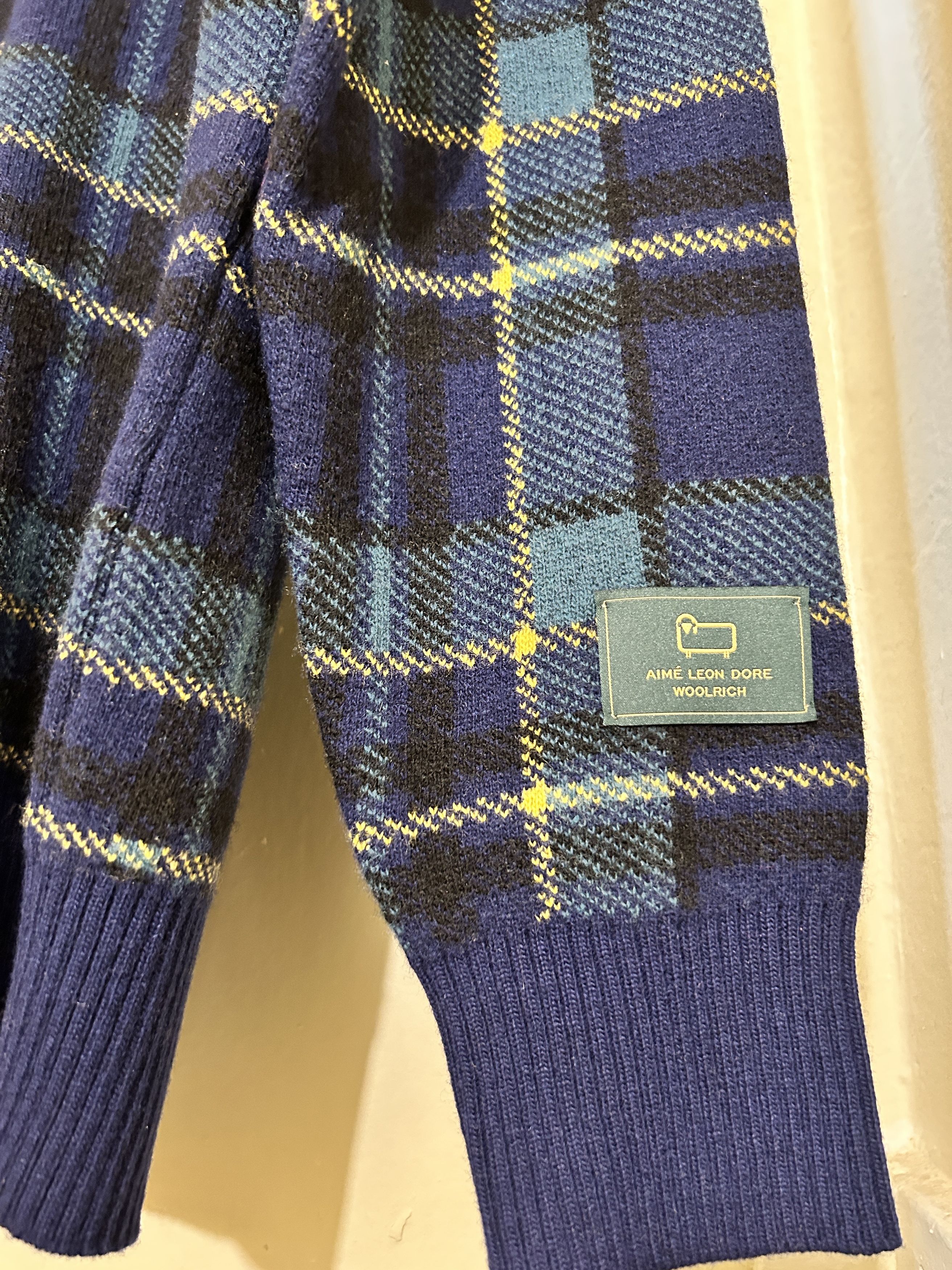 Aime Leon Dore × Woolrich Woolen Mills AIME LEON DORE X WOOLRICH PLAID CARDIGAN GREEN Size US L / EU 52-54 / 3 - 3 Thumbnail