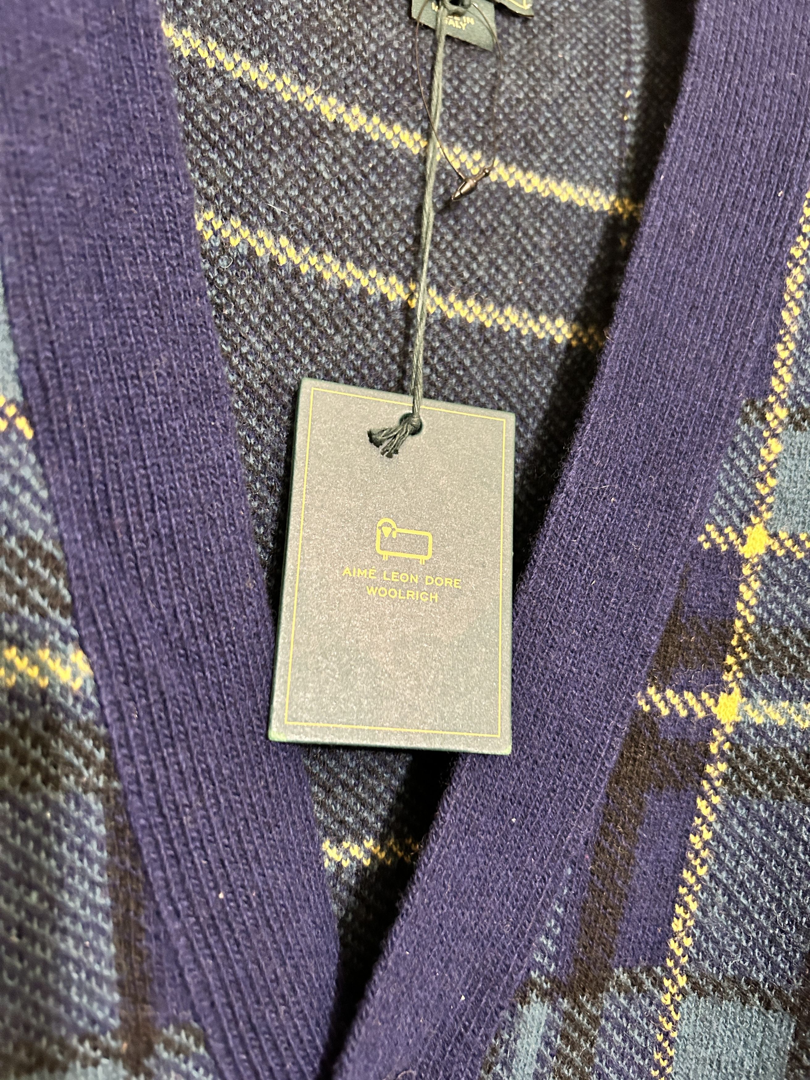 Aime Leon Dore × Woolrich Woolen Mills AIME LEON DORE X WOOLRICH PLAID CARDIGAN GREEN Size US L / EU 52-54 / 3 - 6 Thumbnail
