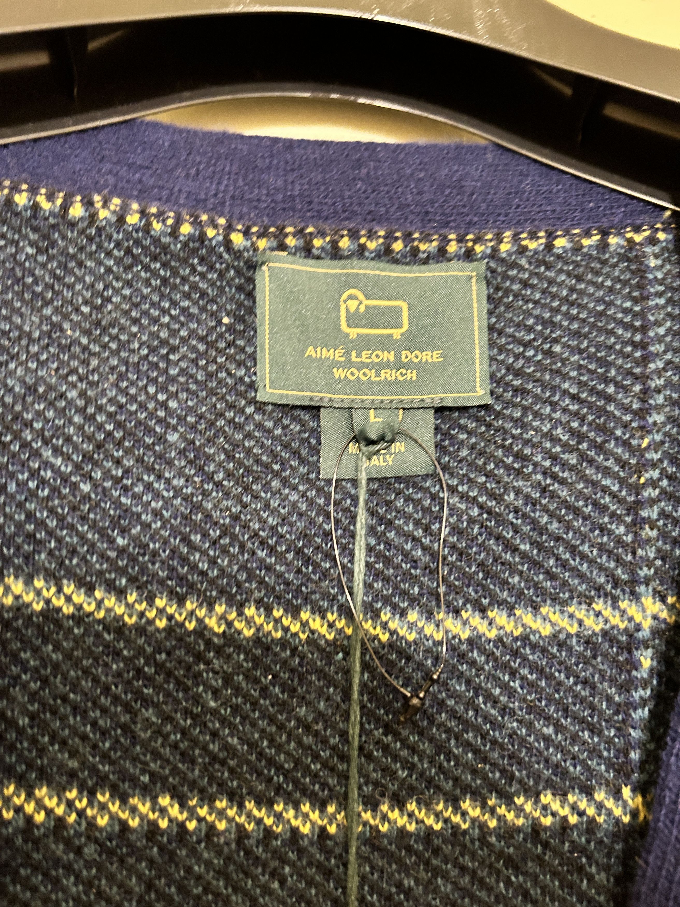Aime Leon Dore × Woolrich Woolen Mills AIME LEON DORE X WOOLRICH PLAID CARDIGAN GREEN Size US L / EU 52-54 / 3 - 4 Thumbnail