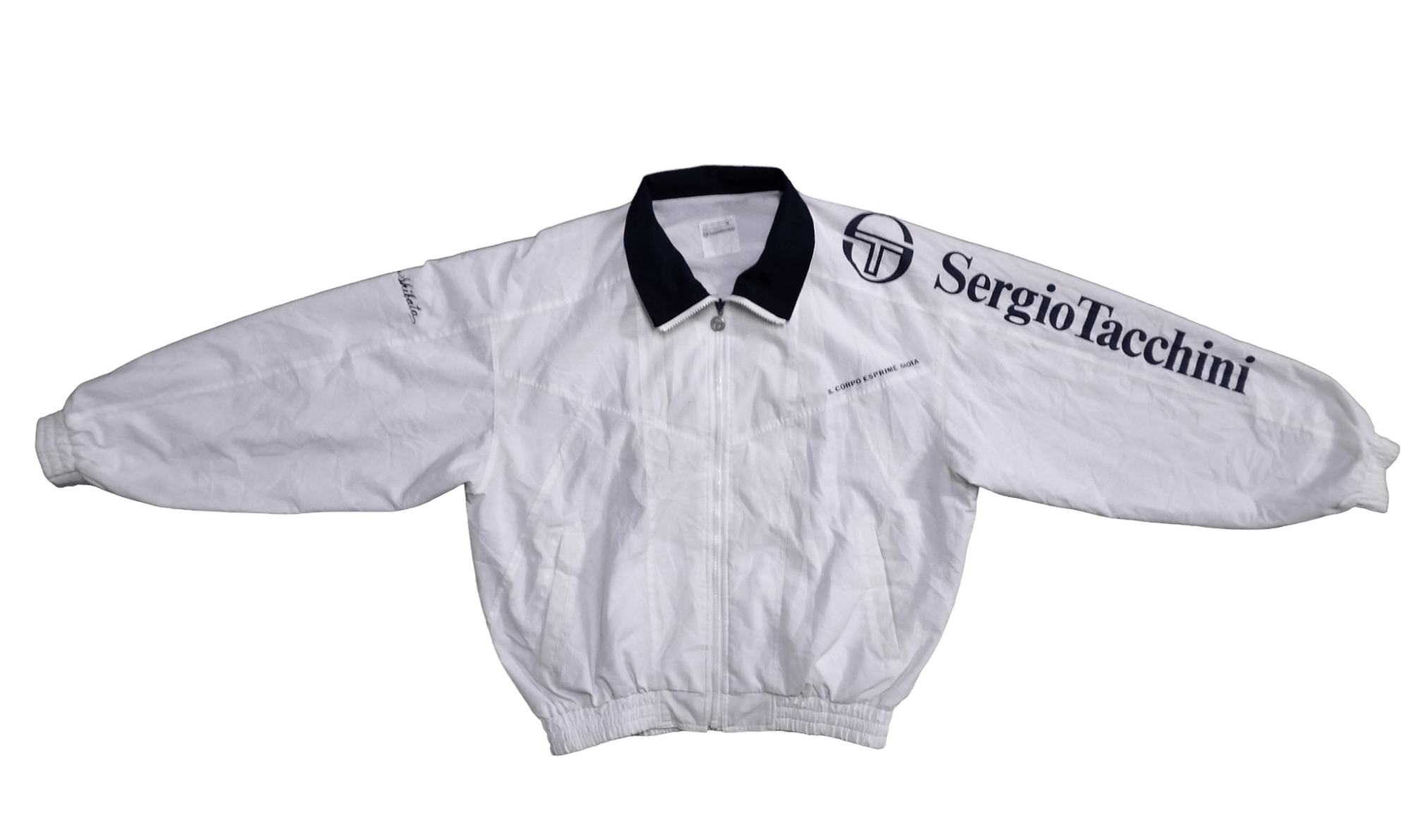 Sergio Tacchini Vintage Sergio Tacchini Light Zipper Jacket Size US L / EU 52-54 / 3 - 1 Thumbnail
