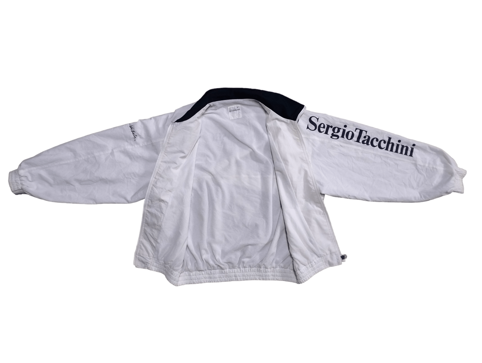 Sergio Tacchini Vintage Sergio Tacchini Light Zipper Jacket Size US L / EU 52-54 / 3 - 3 Thumbnail