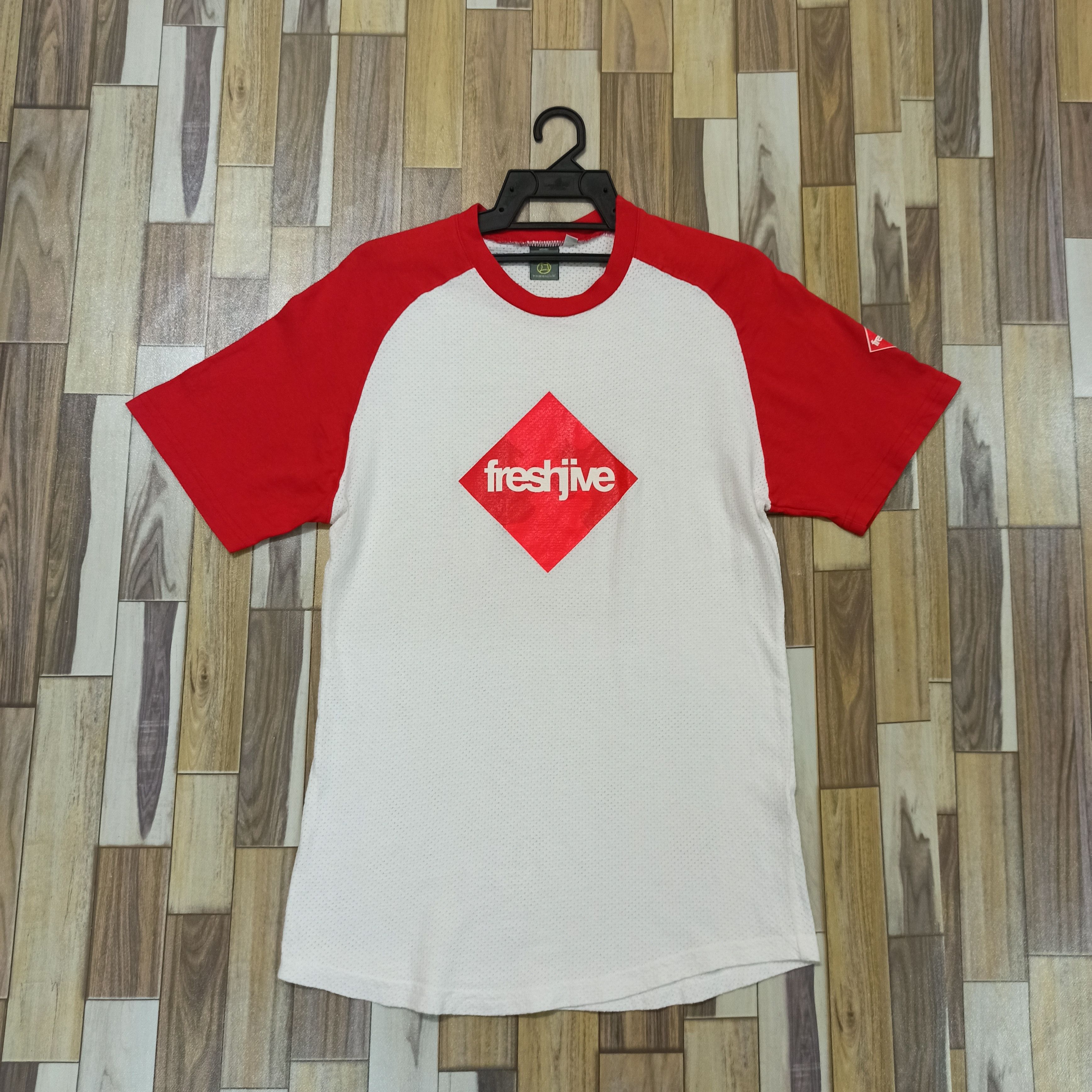 Freshjive 🔥STEALS🔥 Freshjive Mesh See Tshirt Big Logo Size US S / EU 44-46 / 1 - 2 Thumbnail