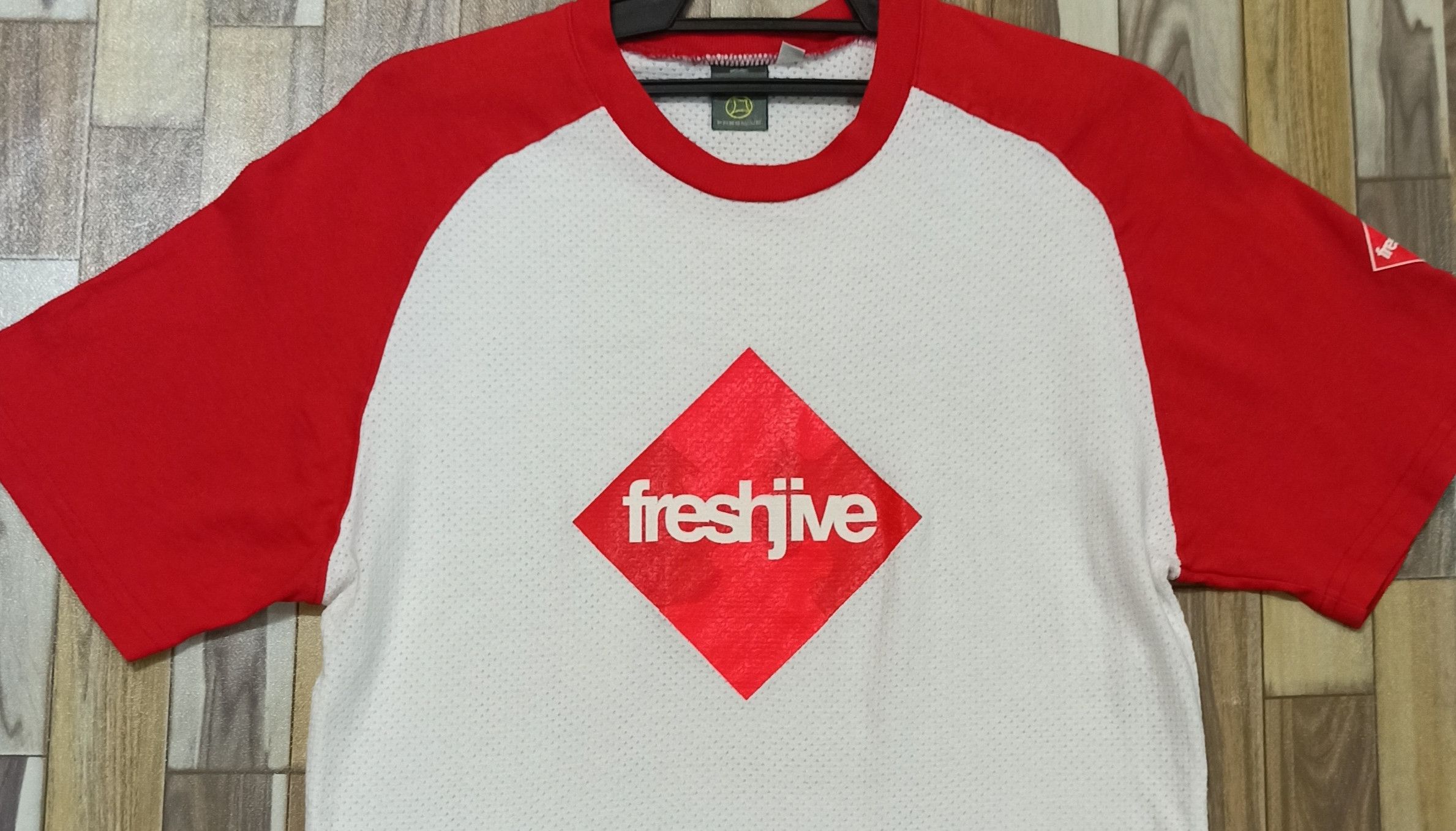Freshjive 🔥STEALS🔥 Freshjive Mesh See Tshirt Big Logo Size US S / EU 44-46 / 1 - 3 Thumbnail