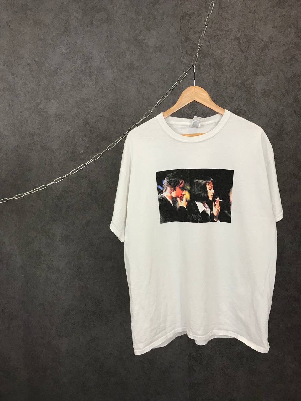 Pulp Fiction cult movie overprinted tee