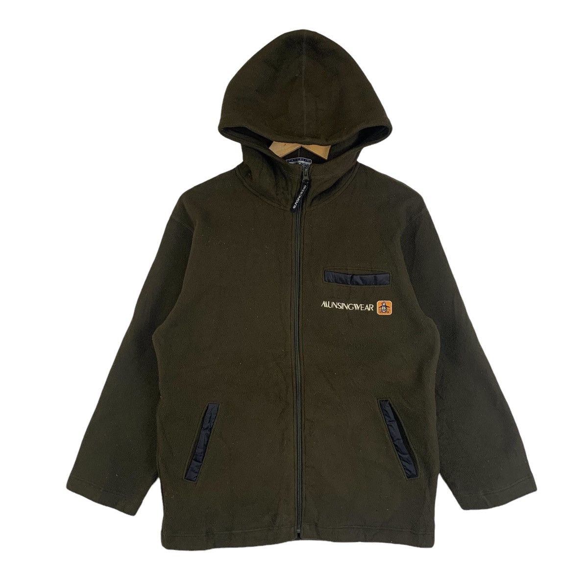 GRANDSLAM MUNSINGWEAR Casual Fleece Zipper Hoodie Sweaters