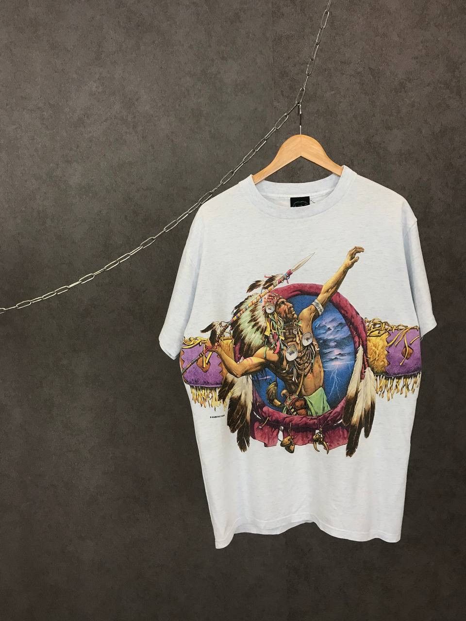 Habitat Indians history vintage habitat made in USA overprinted tee Size US L / EU 52-54 / 3 - 1 Thumbnail
